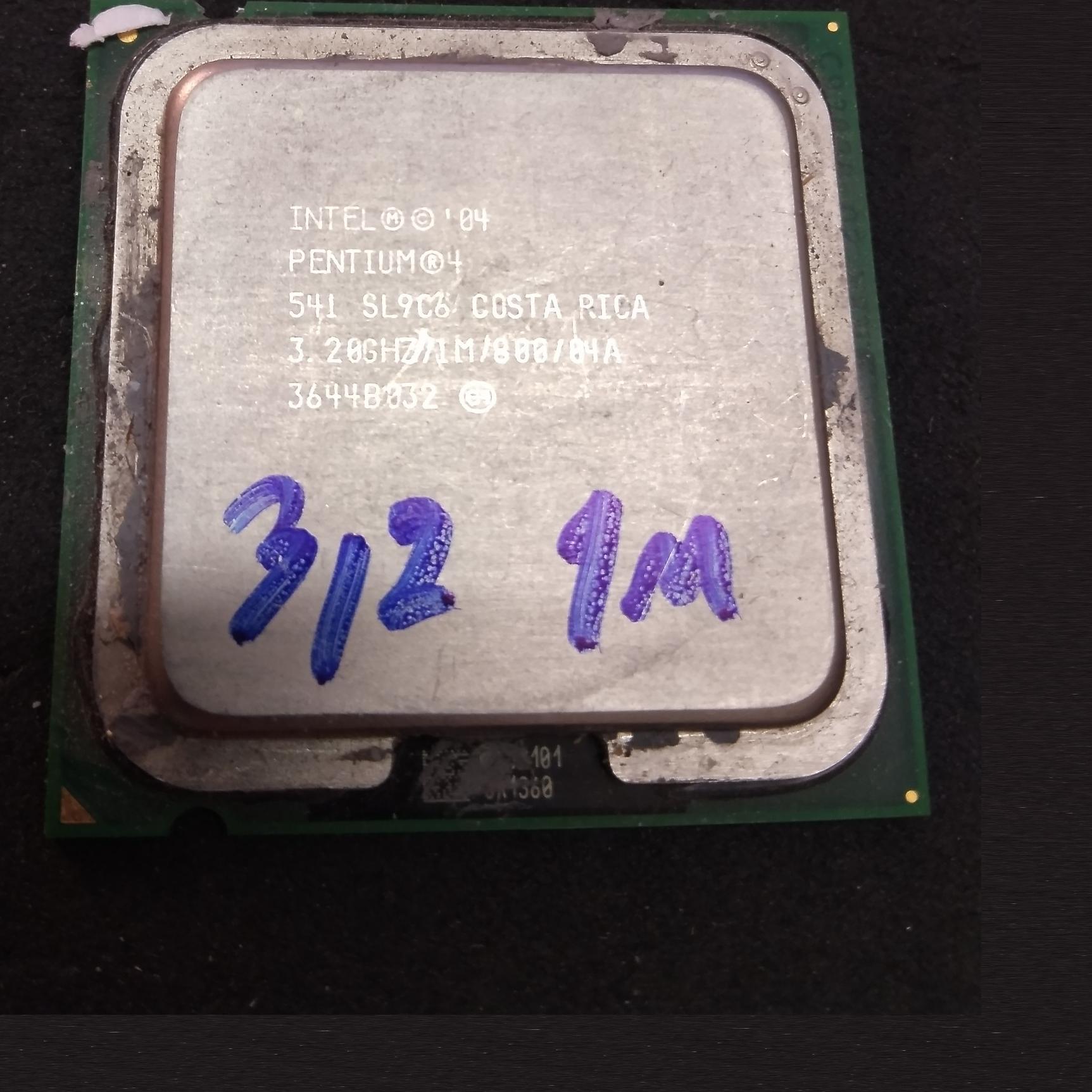  Cpu Intel pentium 4/541/sl9c6/3200 GH/2M/800/04A