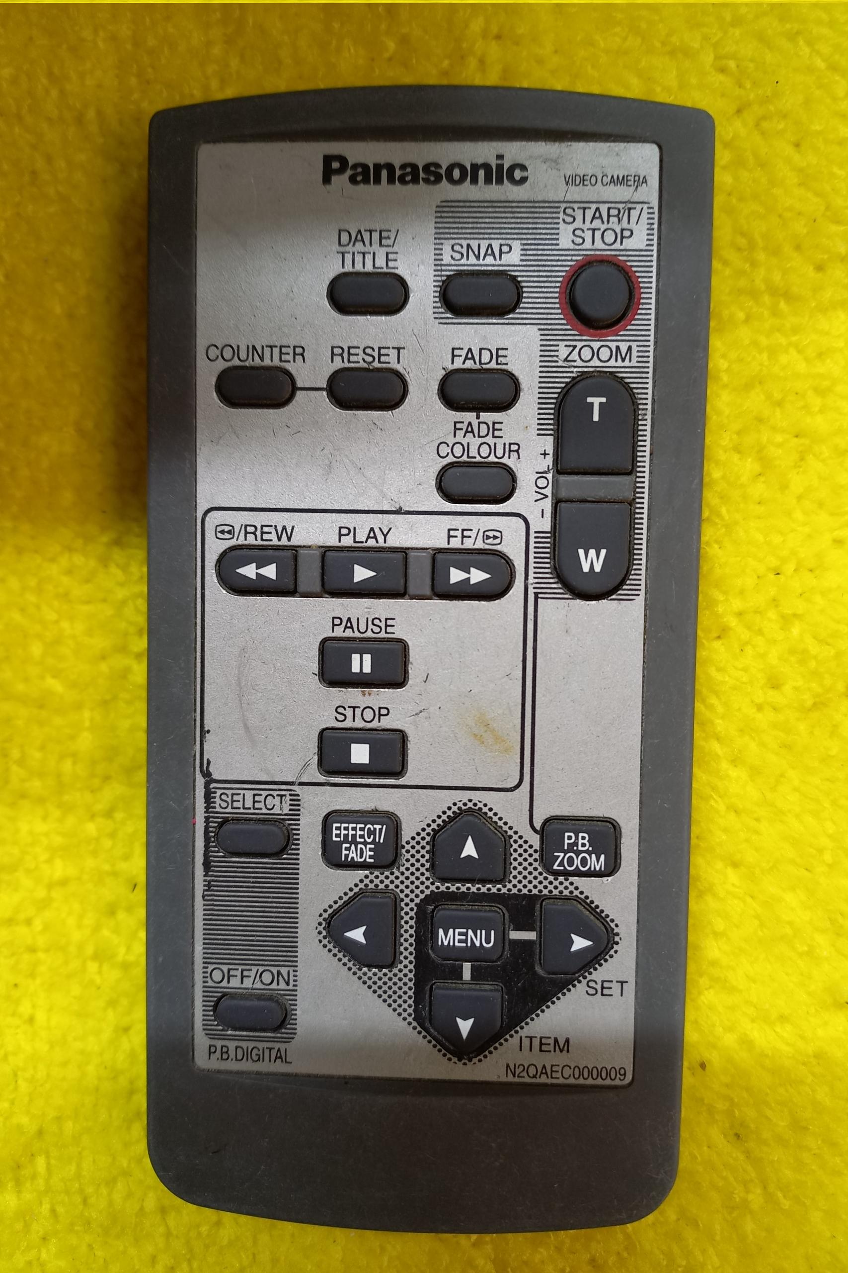  ریموت دوربین Panasonic NQAEC000009 کد 1254