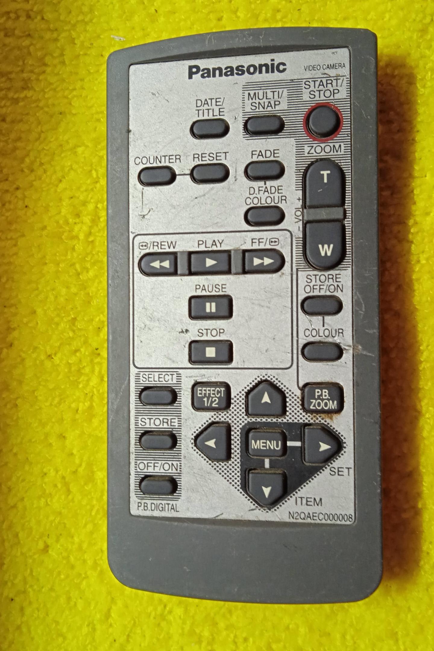ریموت کنترل دوربین Panasonic کد1588