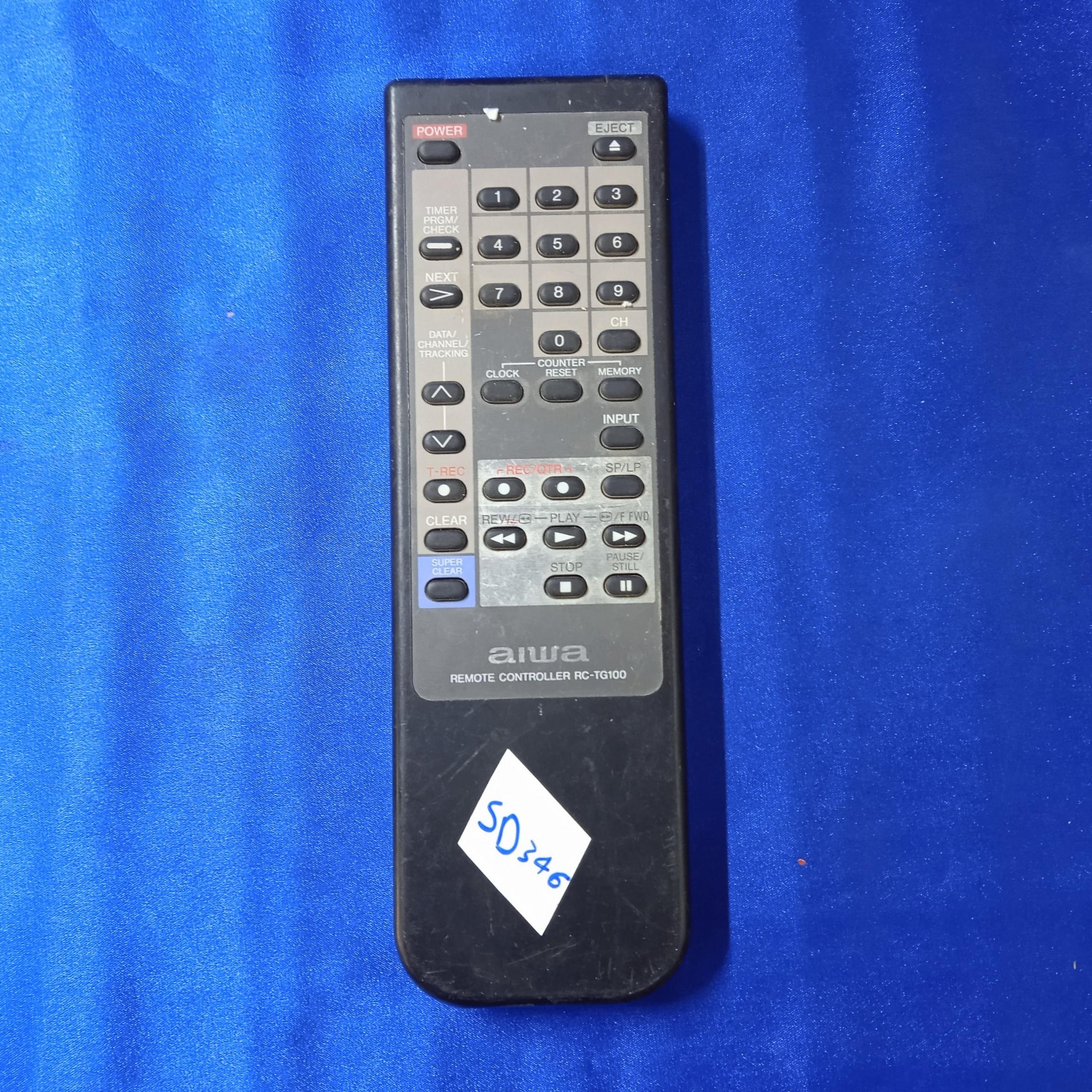 ریموت کنترل aiwa RC_TG100 کد SD346