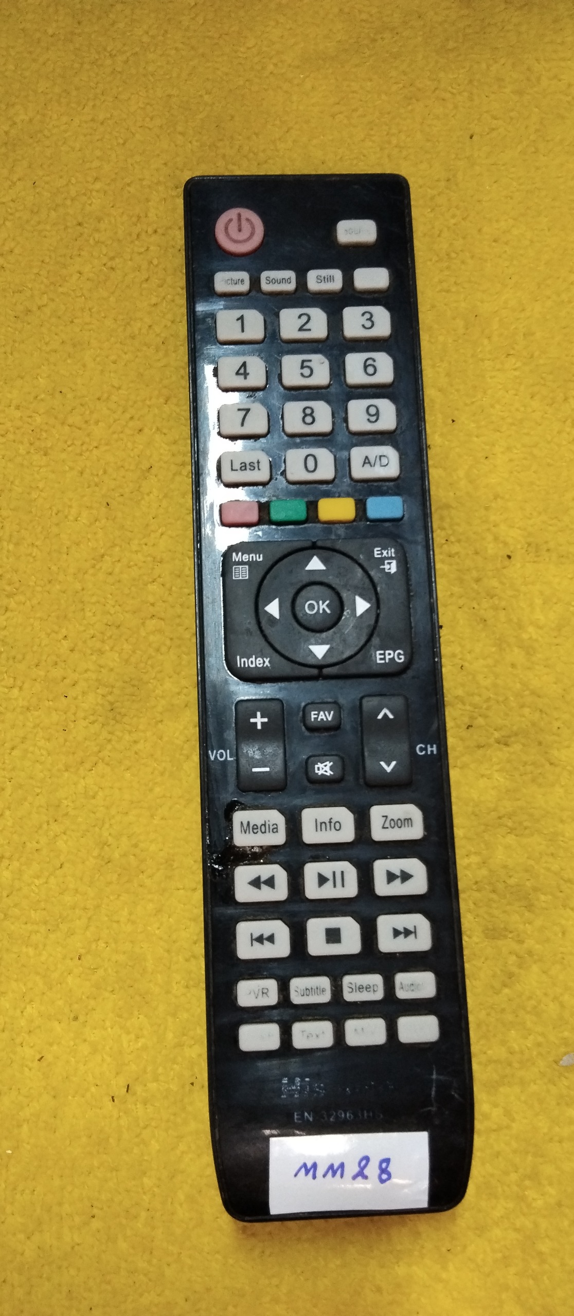 ریموت کنترل تلویزیون هایسنس EN-32963HS کد mm28