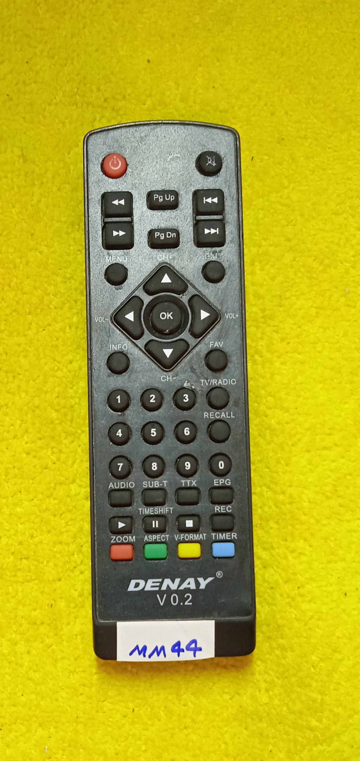 ریموت کنترل دیجیتال دنای V 02 کد mm44