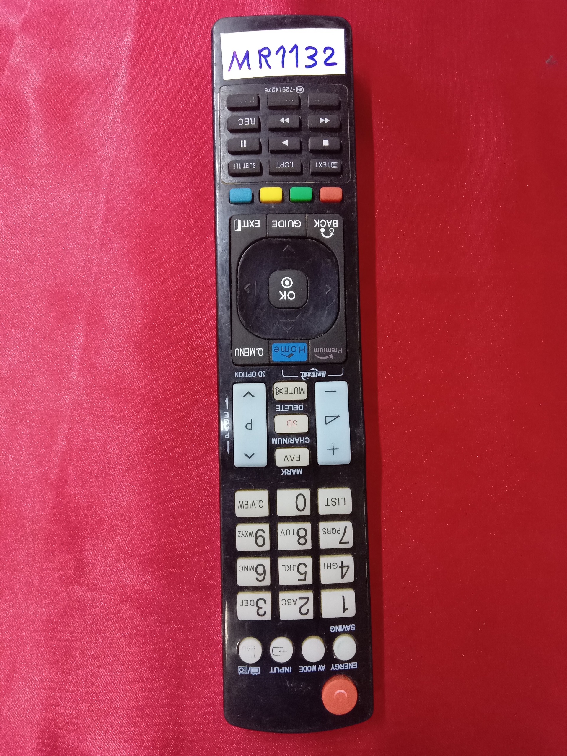 کنترل تلویزیون HUAYU SH-72914276 کدMR1132