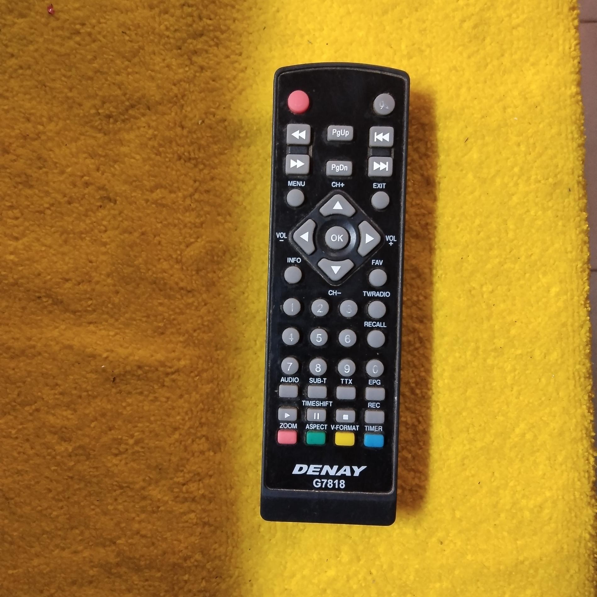 ریموت کنترل دیجیتال دنای G7818 کد mm17