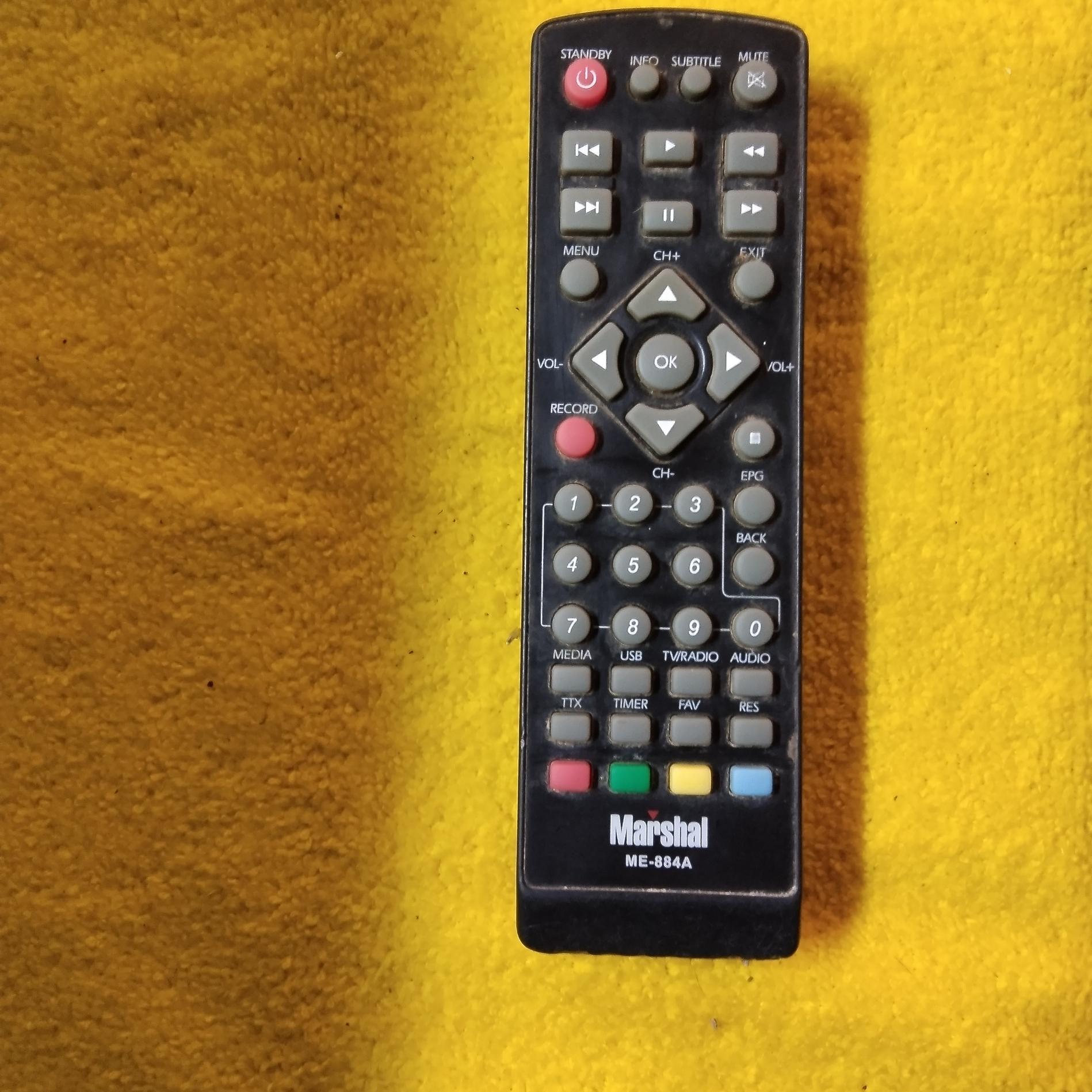 ریموت کنترل دیجیتال مارشال ME-884A کد mm25