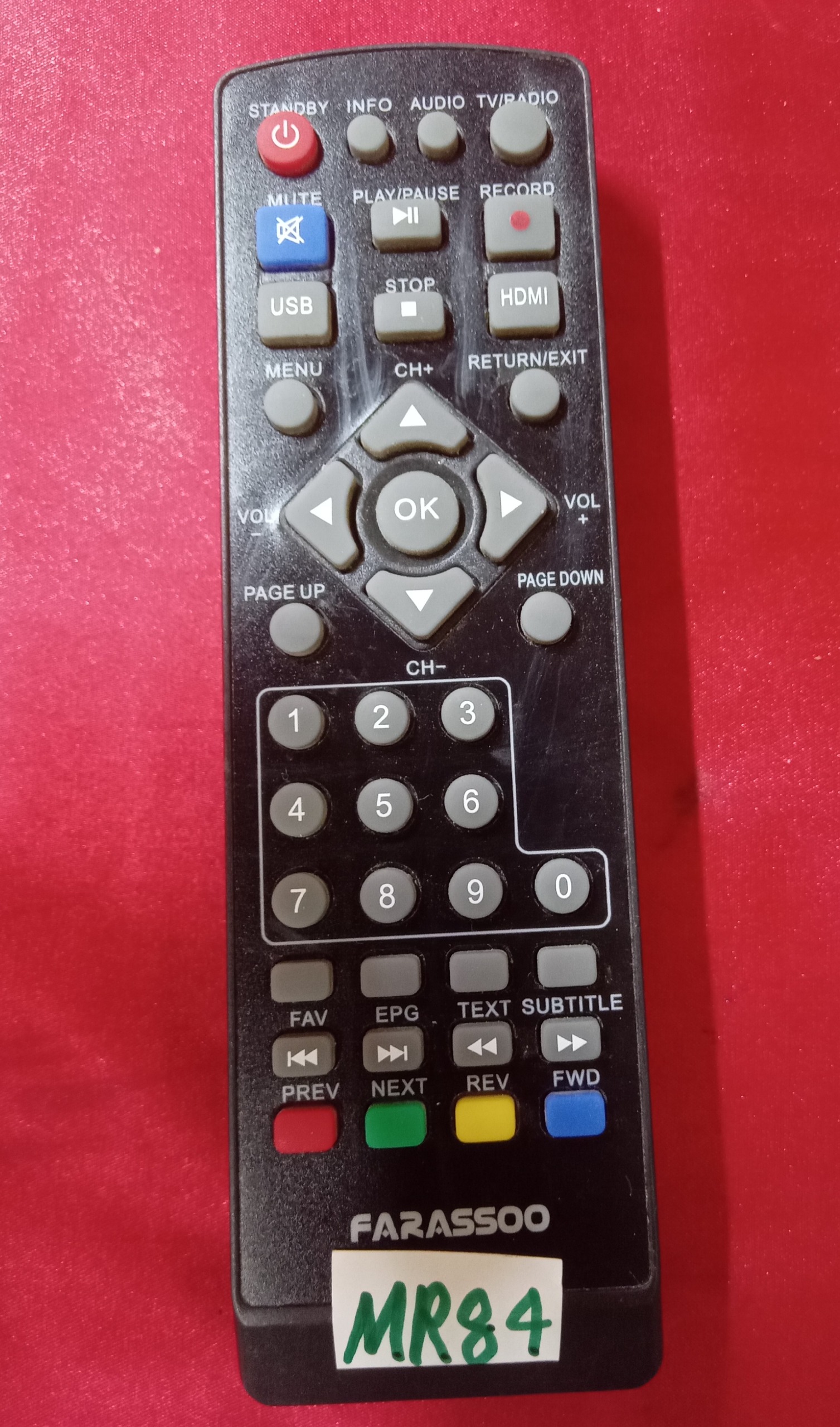 کنترل دیجیتال FARASSOO کدMR84