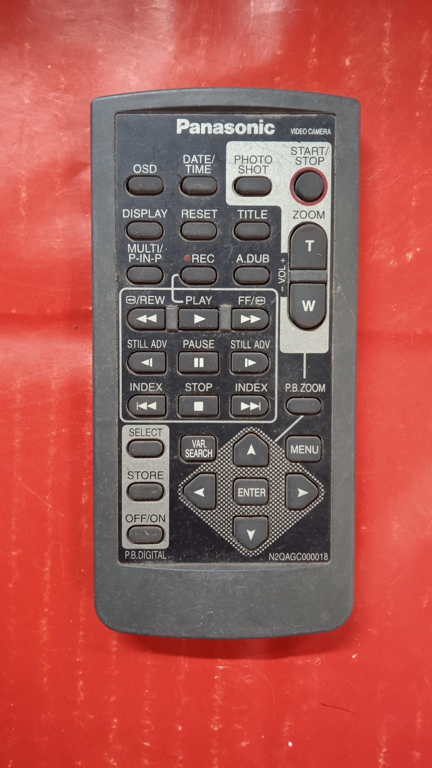 ریموت کنترل Panasonic مدل N2QAGC000018 کد 118