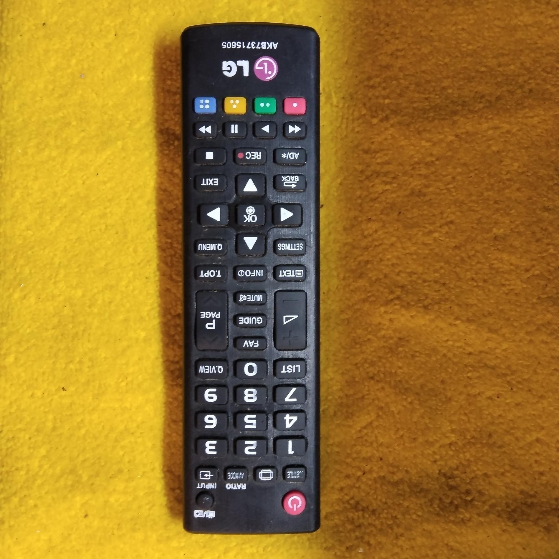 ریموت کنترل تلویزیون ال جی AKB73715605 کد mm21