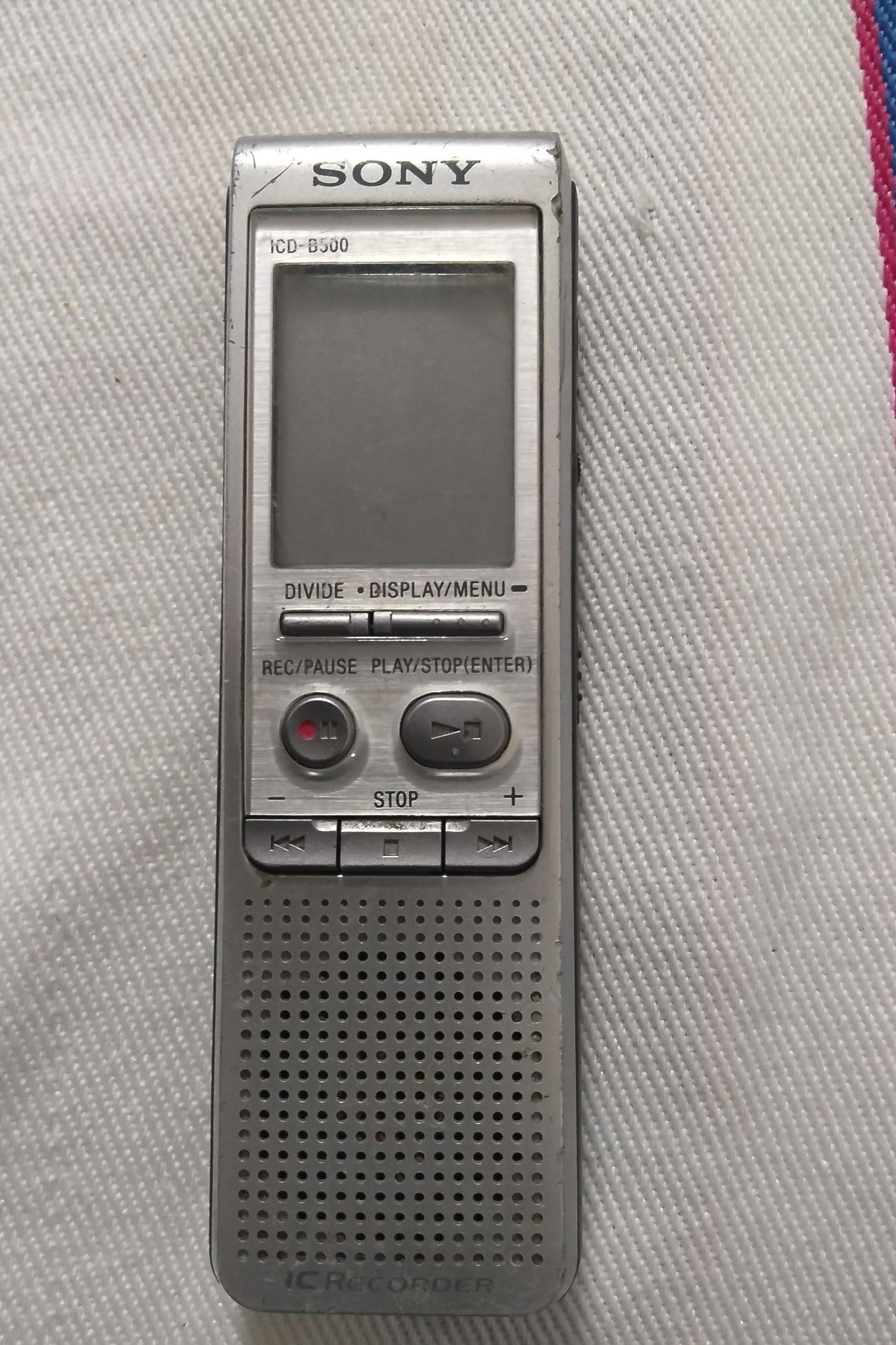 ضبط خبرنگاری sony ICD-B500