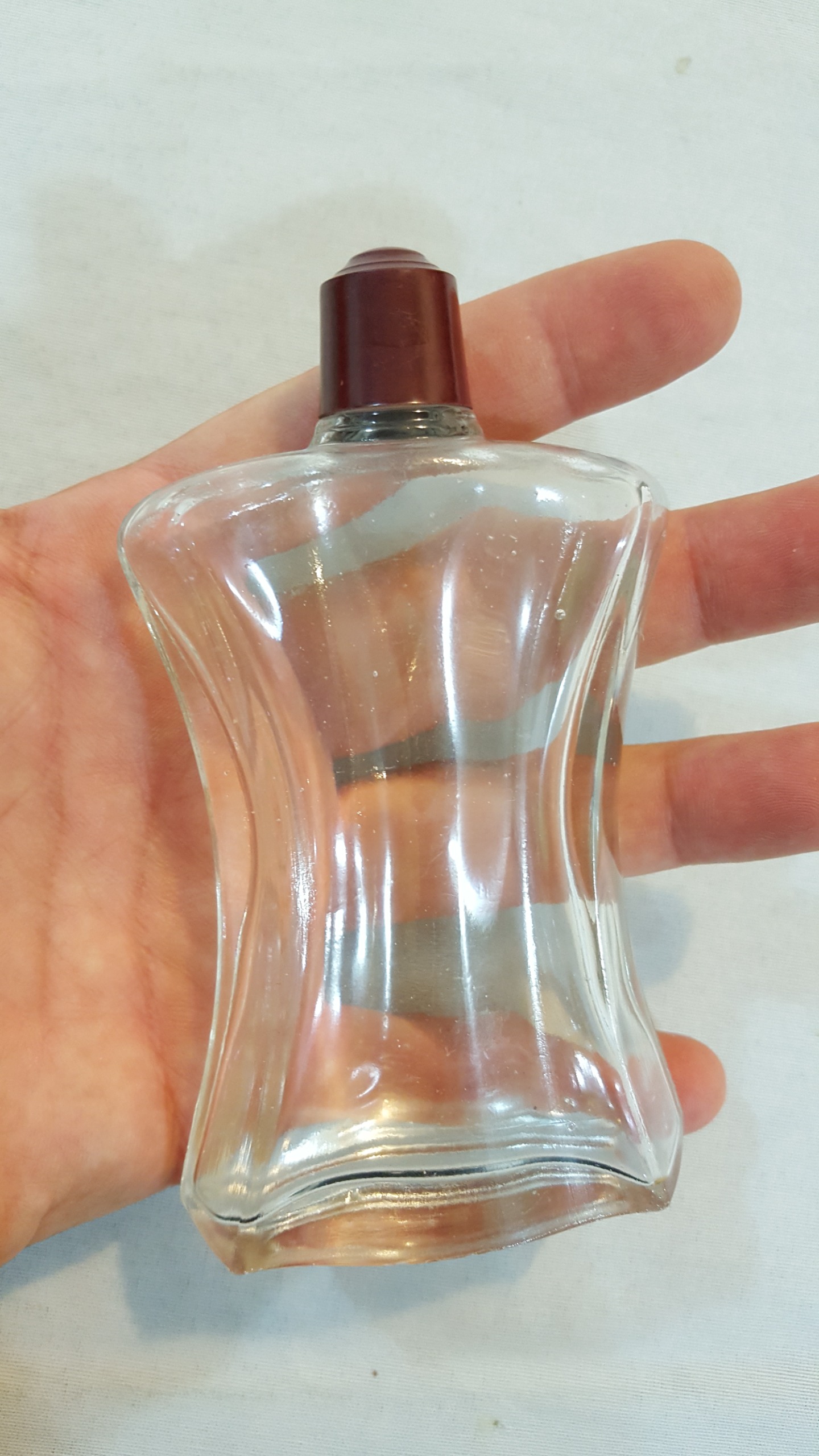 شیشه عطر قدیمی درب دار کلکسیونی