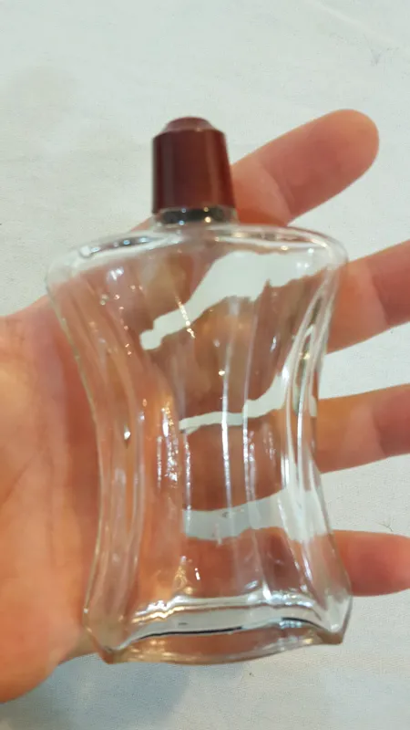 شیشه عطر قدیمی درب دار کلکسیونی