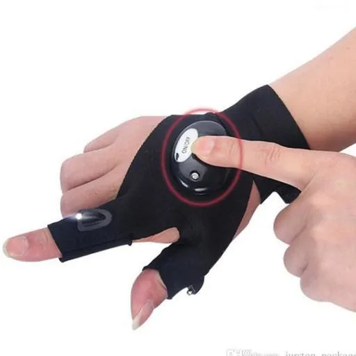 دستکش چراغ قوه دار LED GLovelight