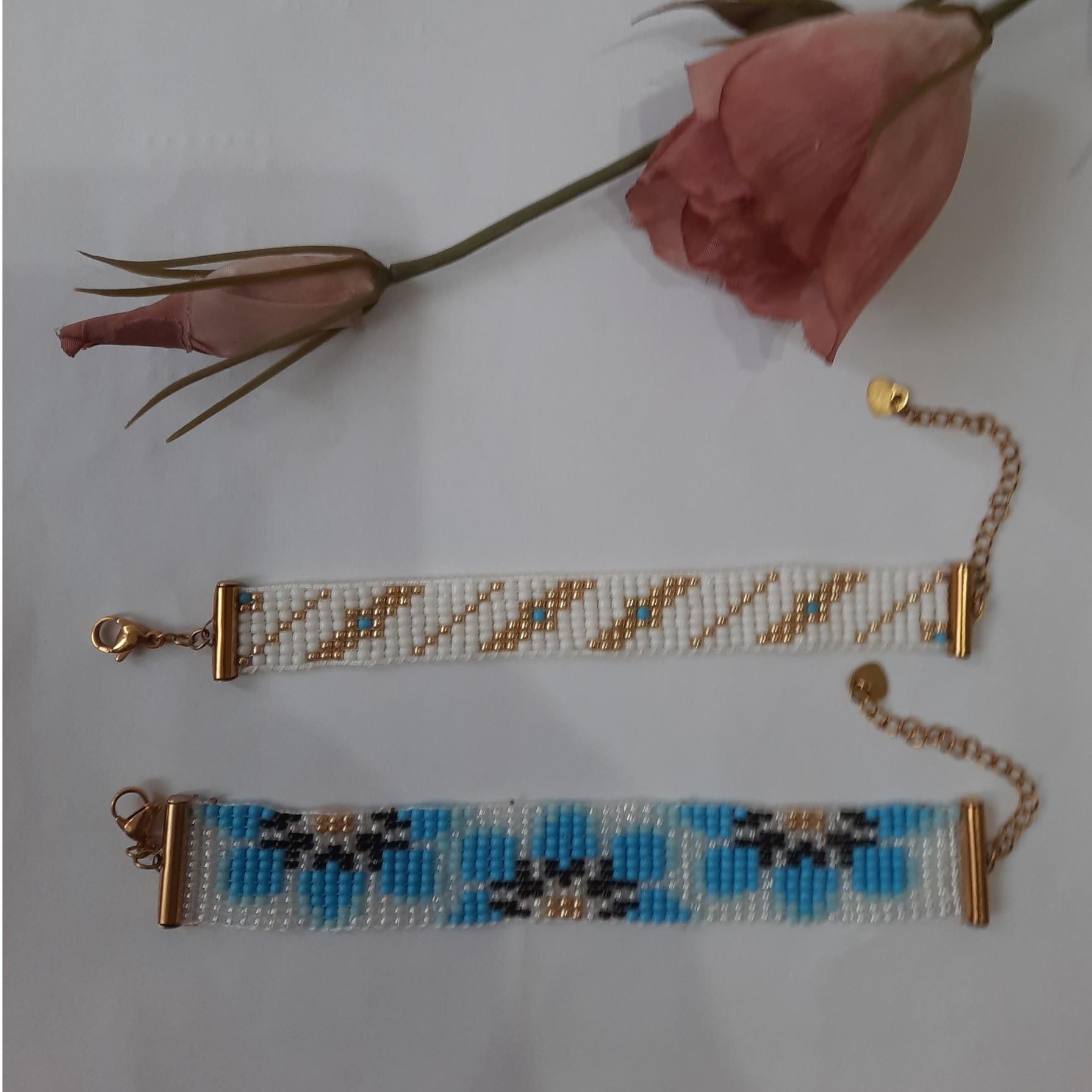 دستبند مونجوق بافی. میوکی
