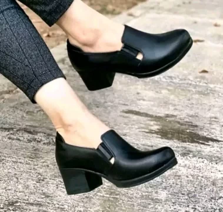 کفش زنانه اداری مدل بغل کش مشکی