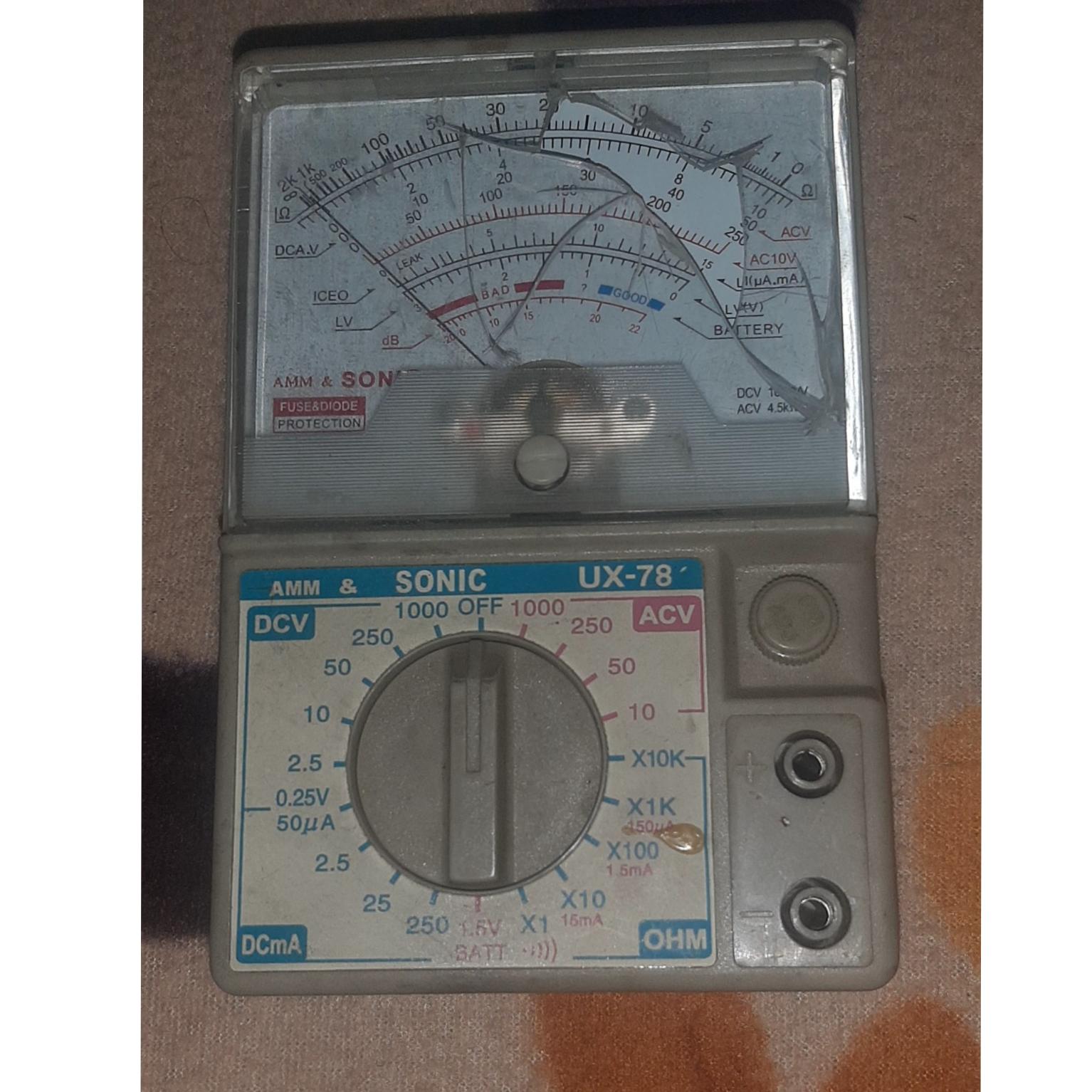 مولتی متر عقربه ای انالوگ دقیق توضیحات داره