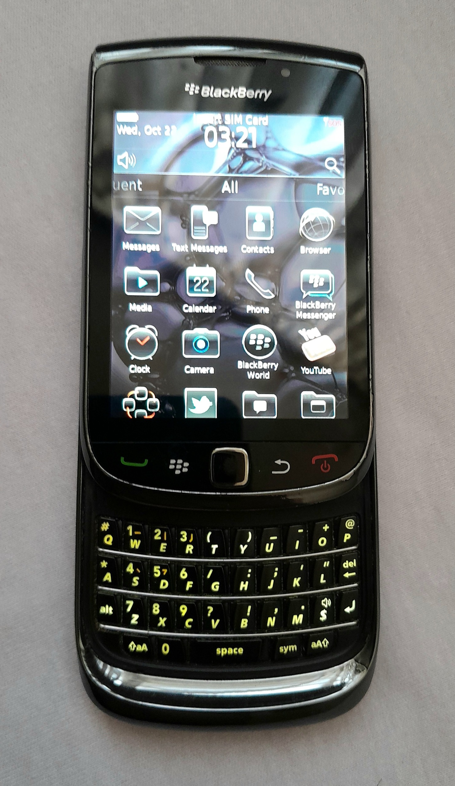بلکبری BlackBerry Torch 9800 اصل/سالم/درحد