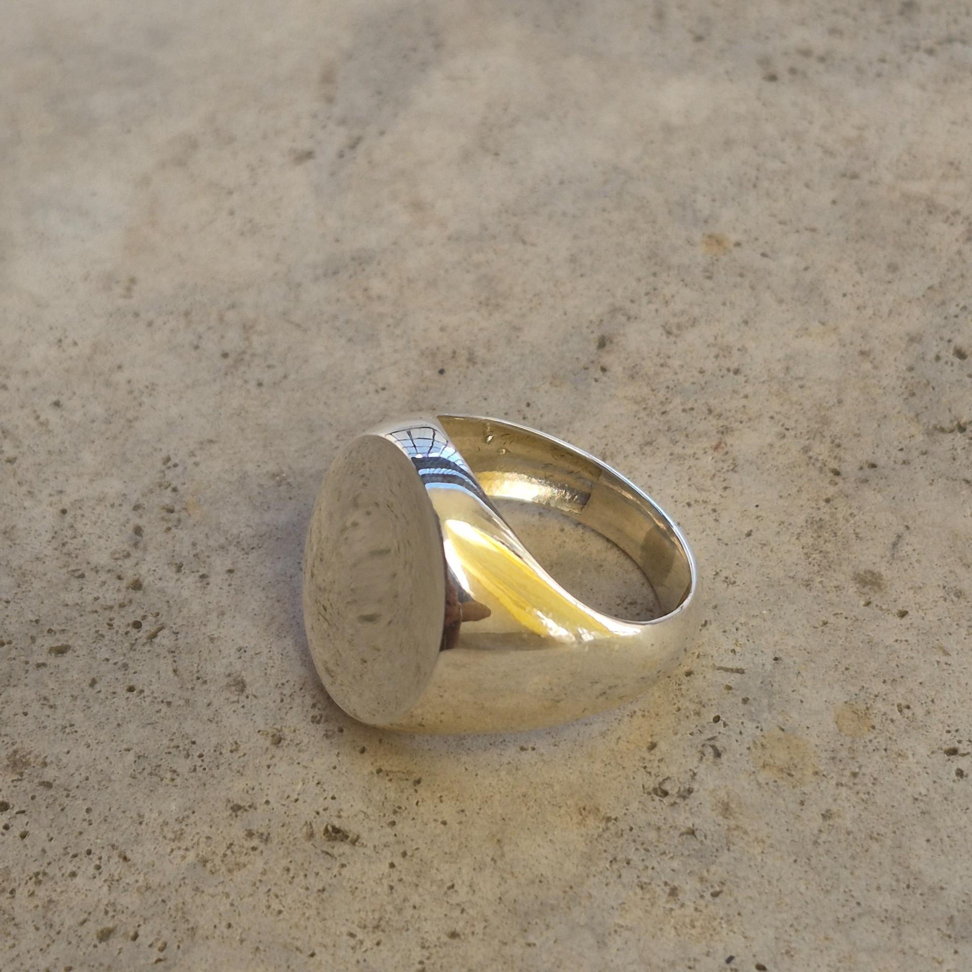 انگشتر تمام نقره سفارشی