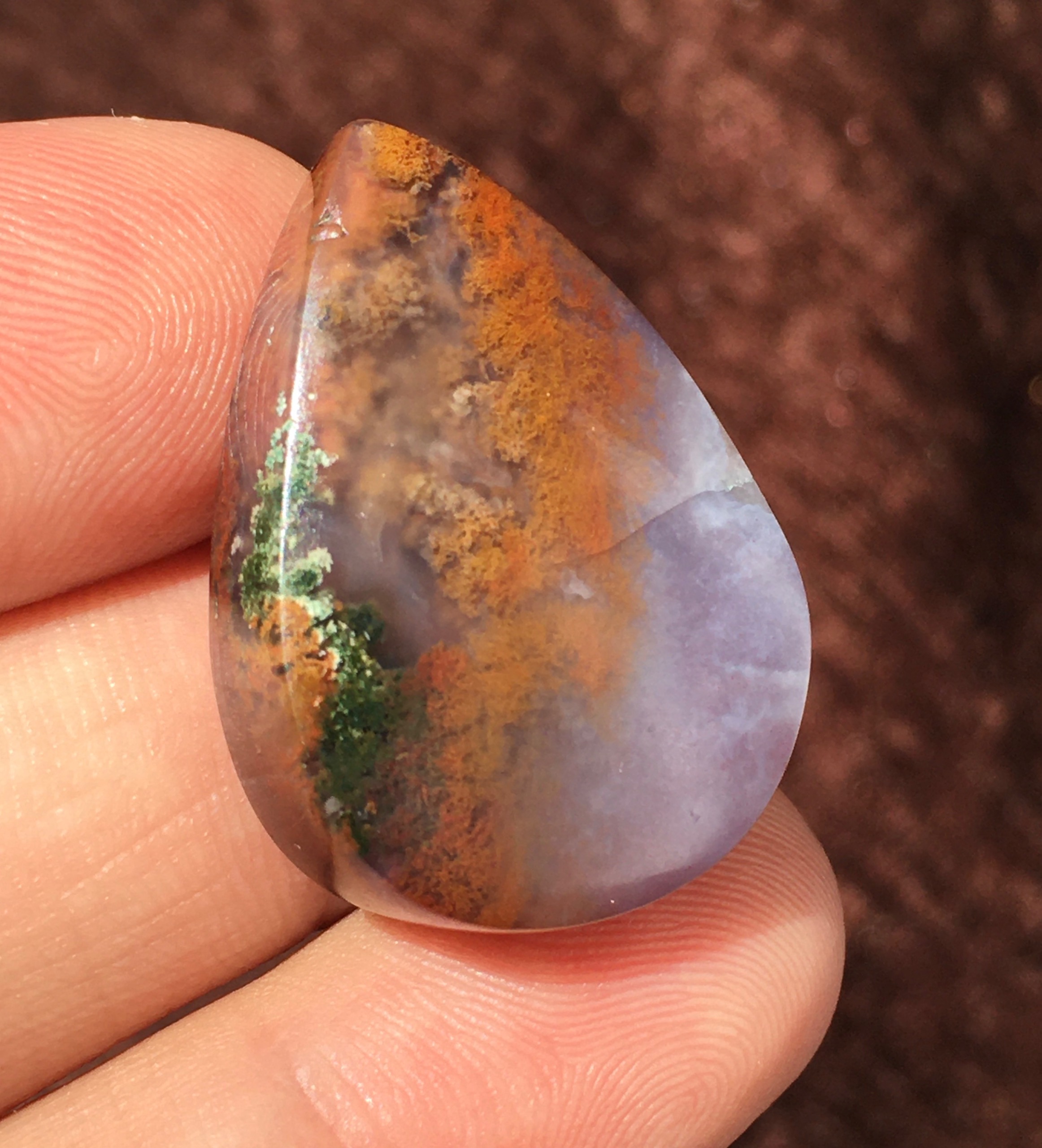 عقیق زیبای سه قلعه دوطرف دامله