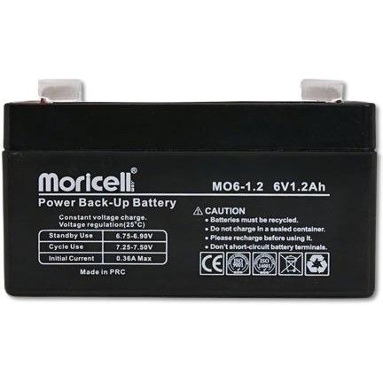 باتری سیلد اسید 6VDC 1.2A برند MORICELL چین
