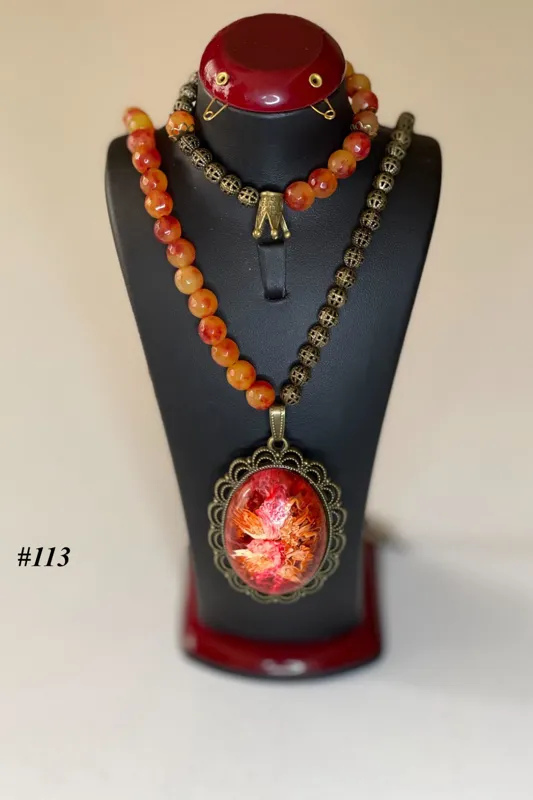 نیم ست بسیار خاص و شاد آتشین