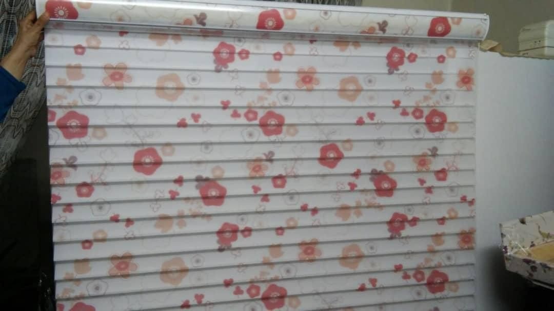 پرده زبرا در حد نو