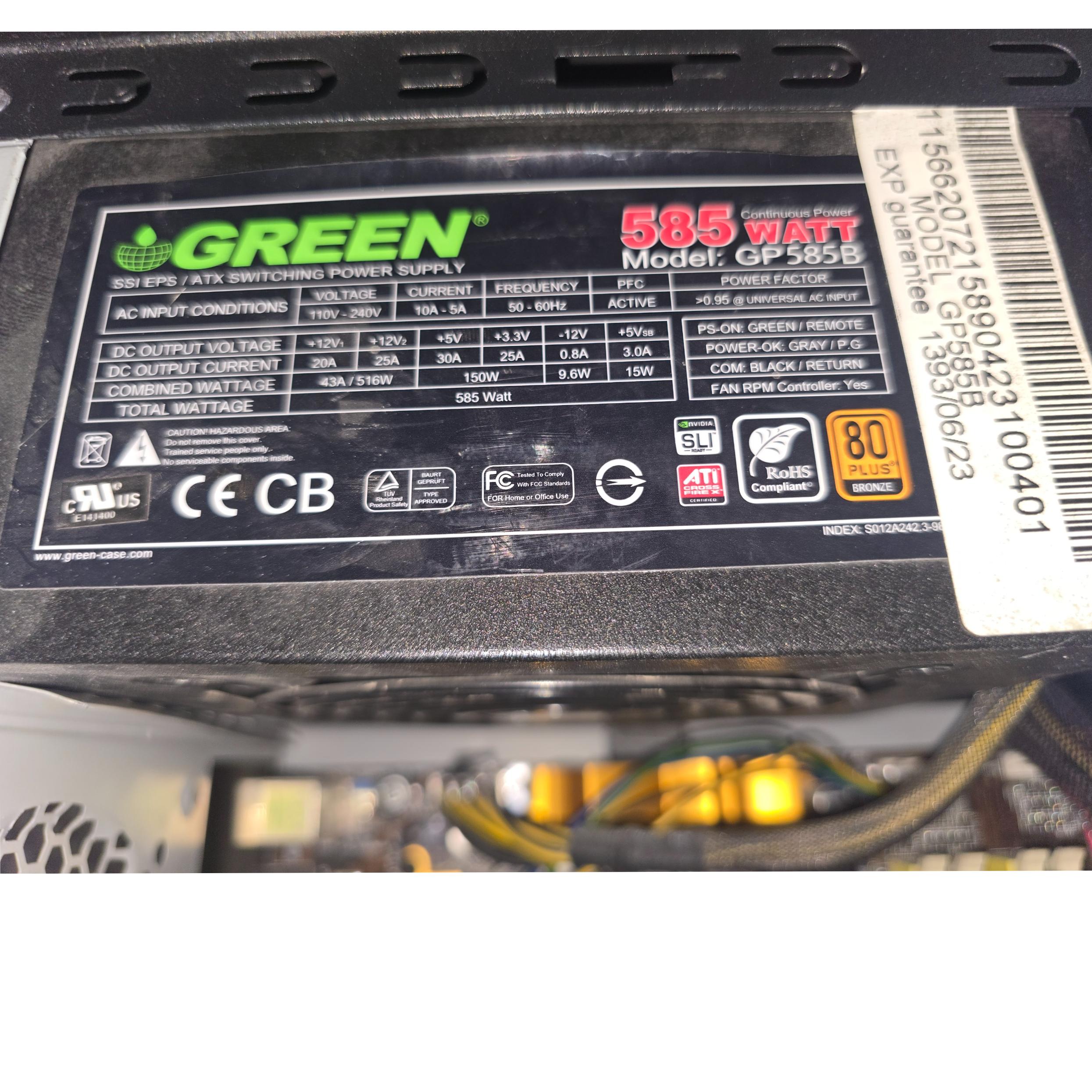 پاور green 585b گرین