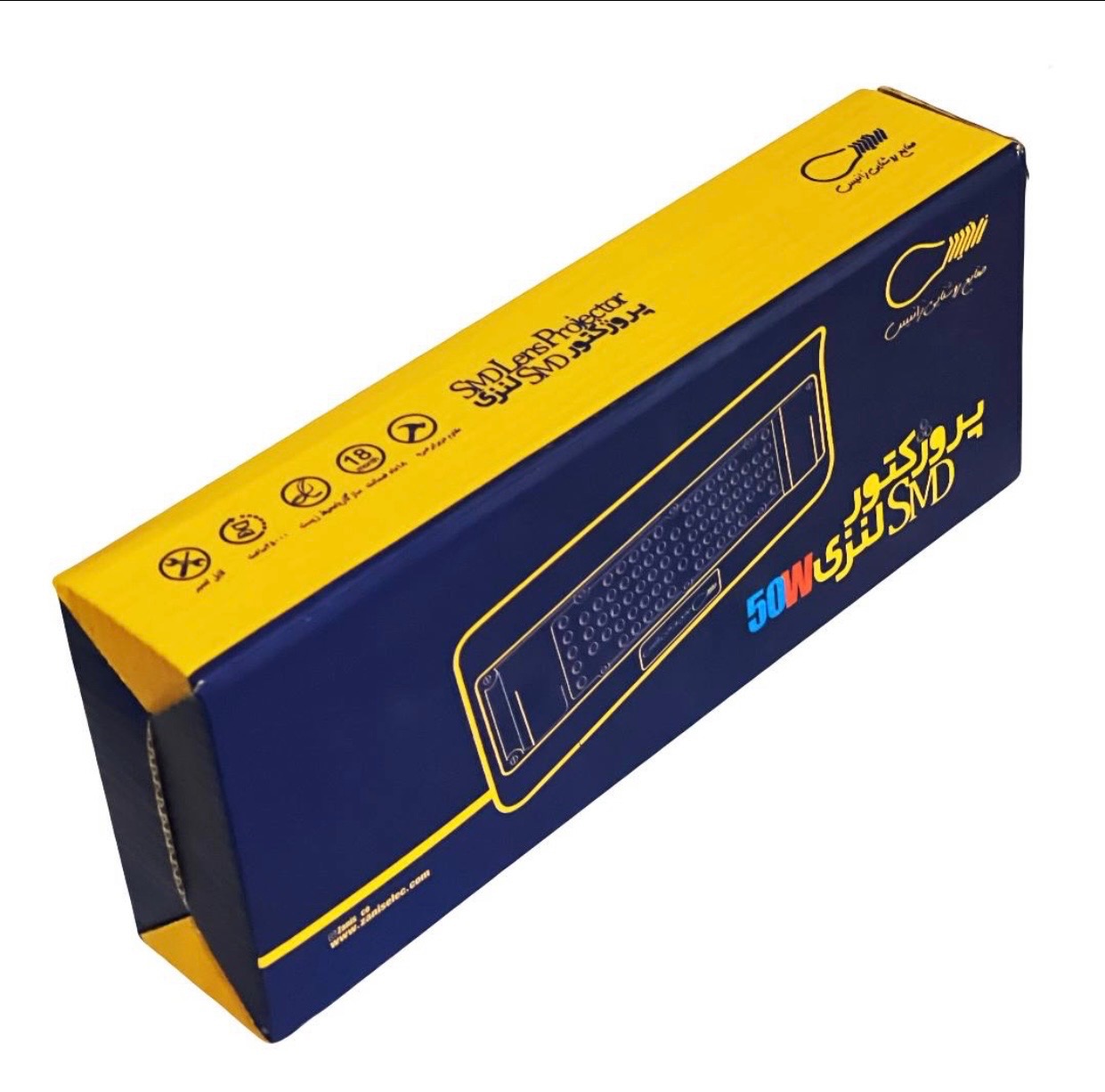 پروژکتور SMD لنزی زانیس مدل 50 وات