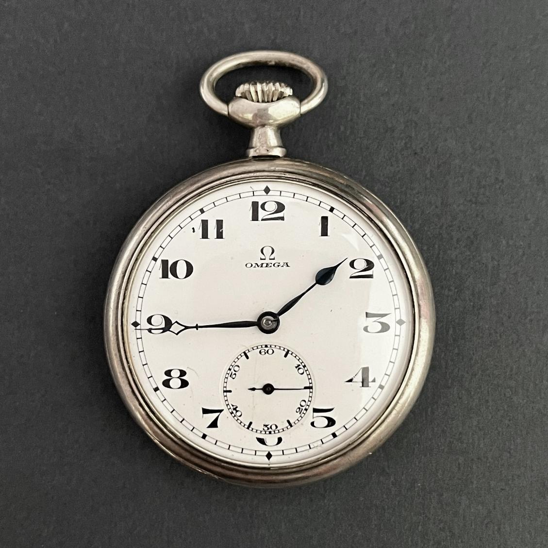 ساعت جیبی آنتیک امگا OMEGA سوئیس
