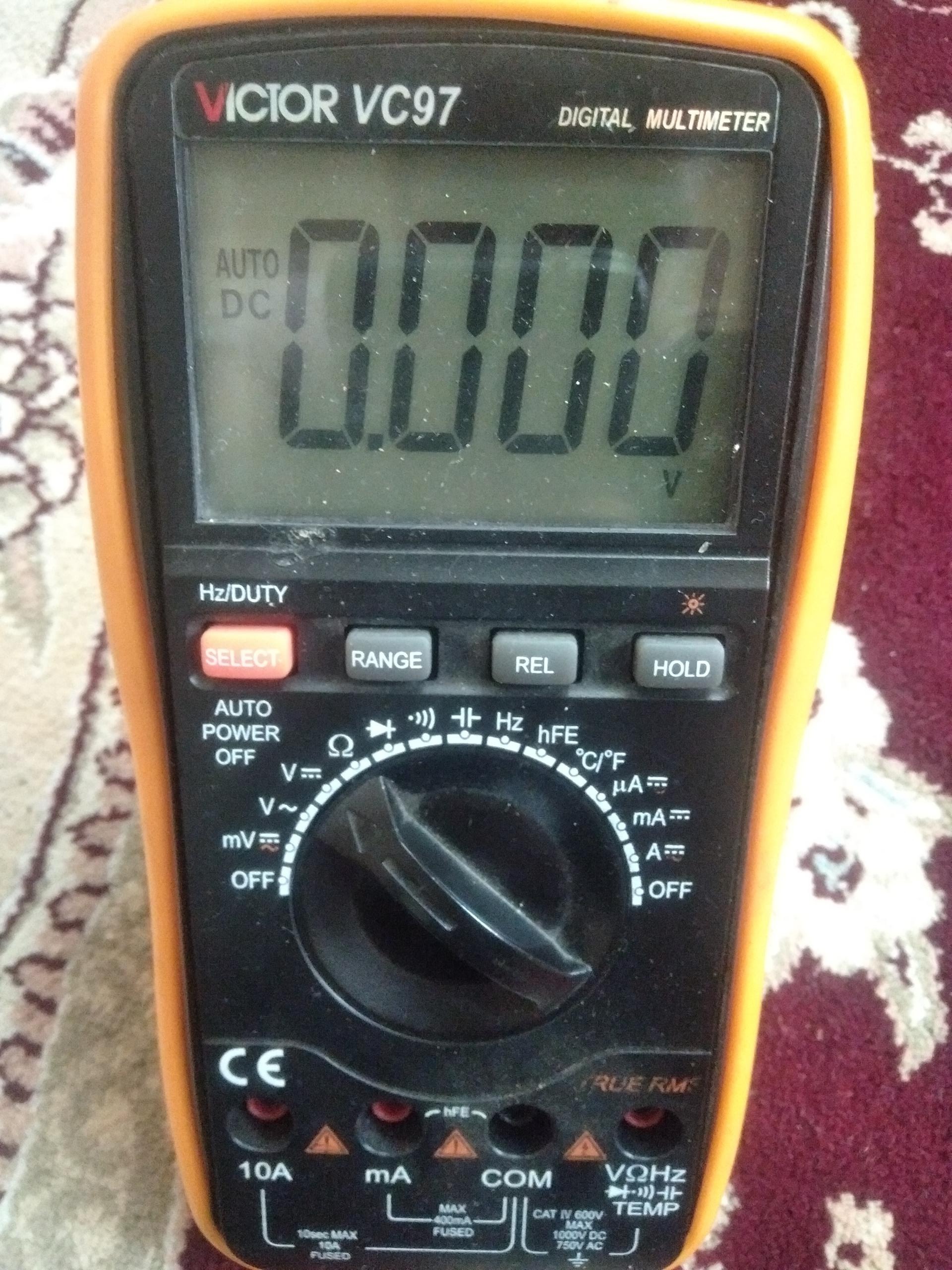 مولتی متر ویکتور vc97 قدیم شارژی