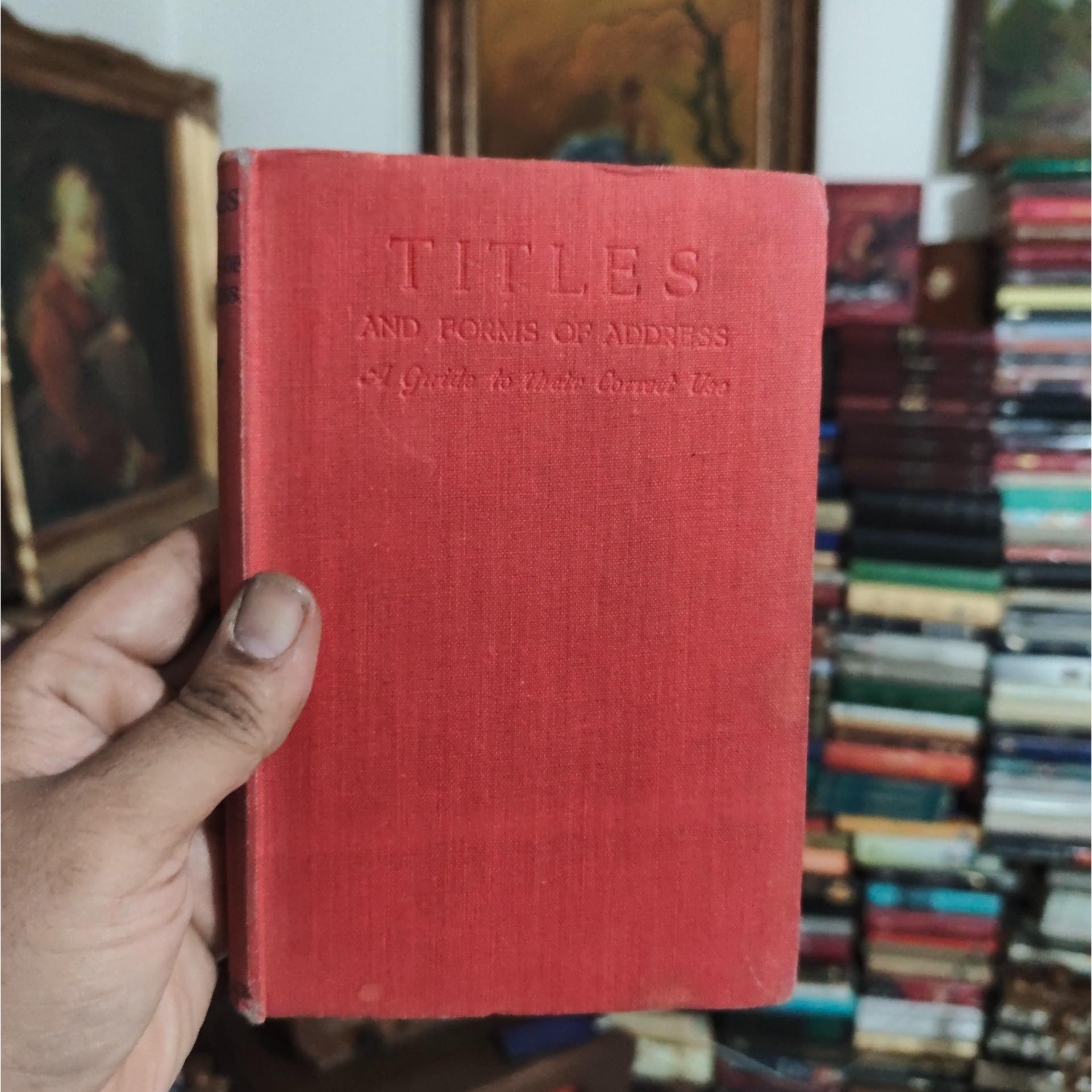 TITLES and forms of address