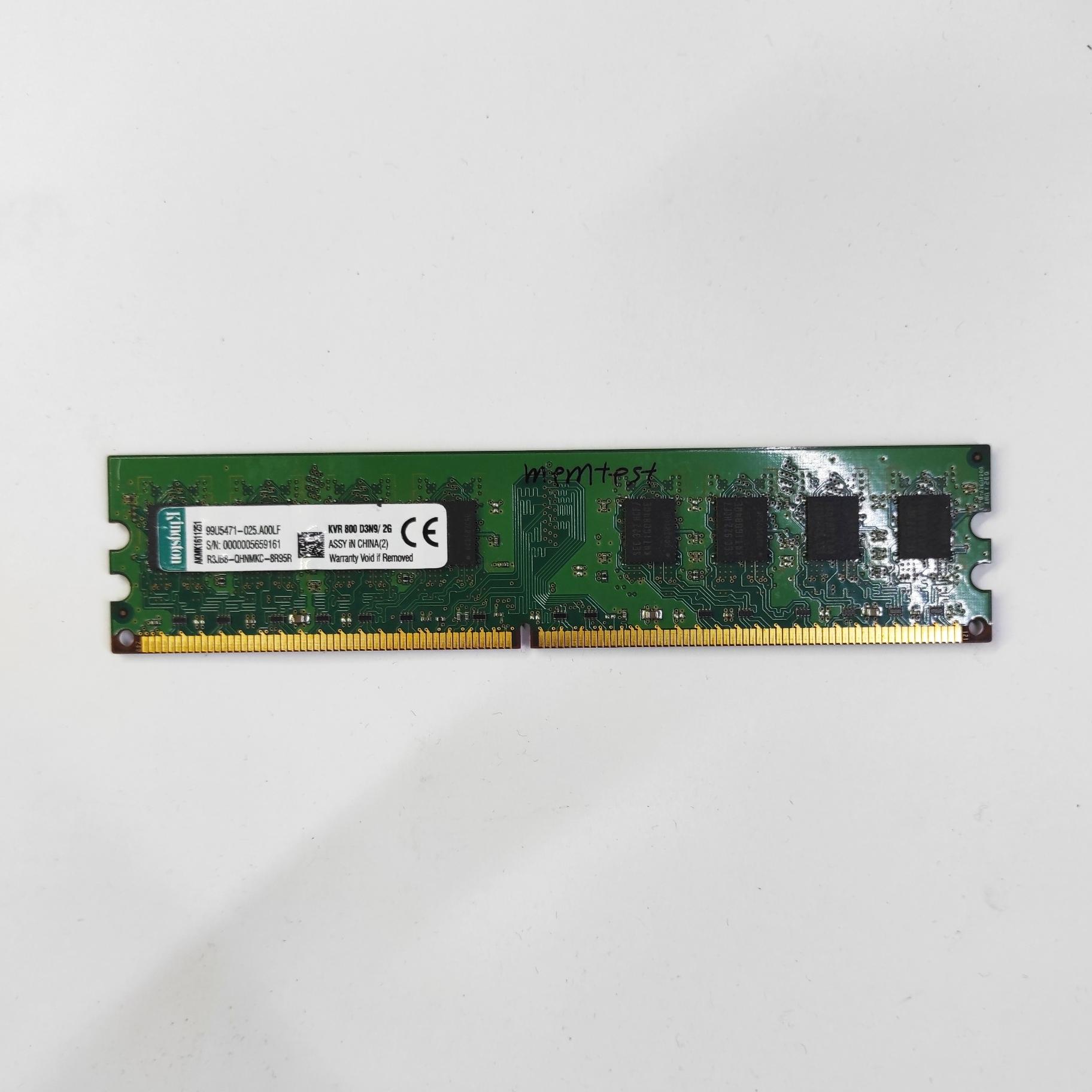 رم 2 گیگ DDR2 کینگستون باس 800