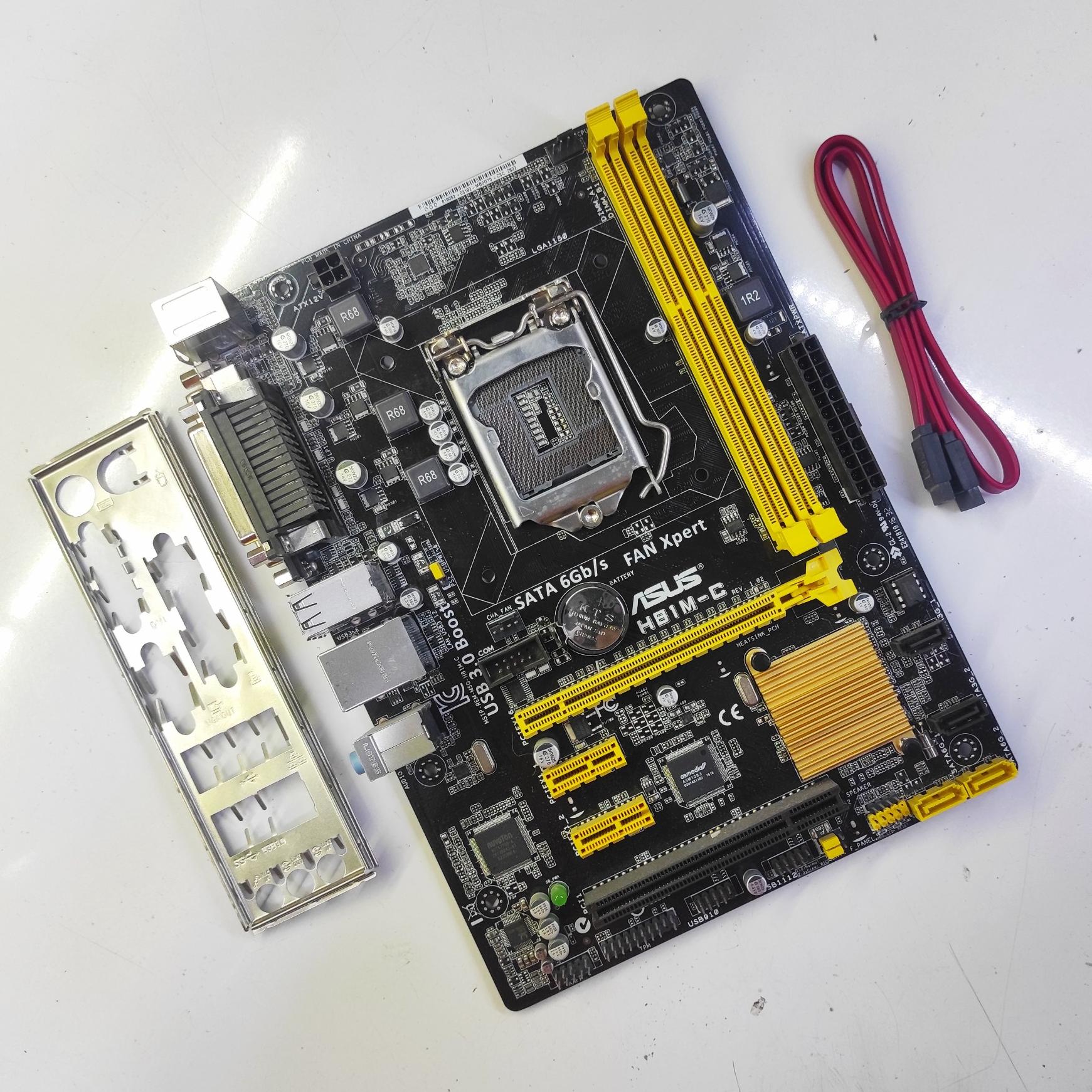 مادربرد ASUS H81M-C کاملا سالم و تست شده|DDR3|1150