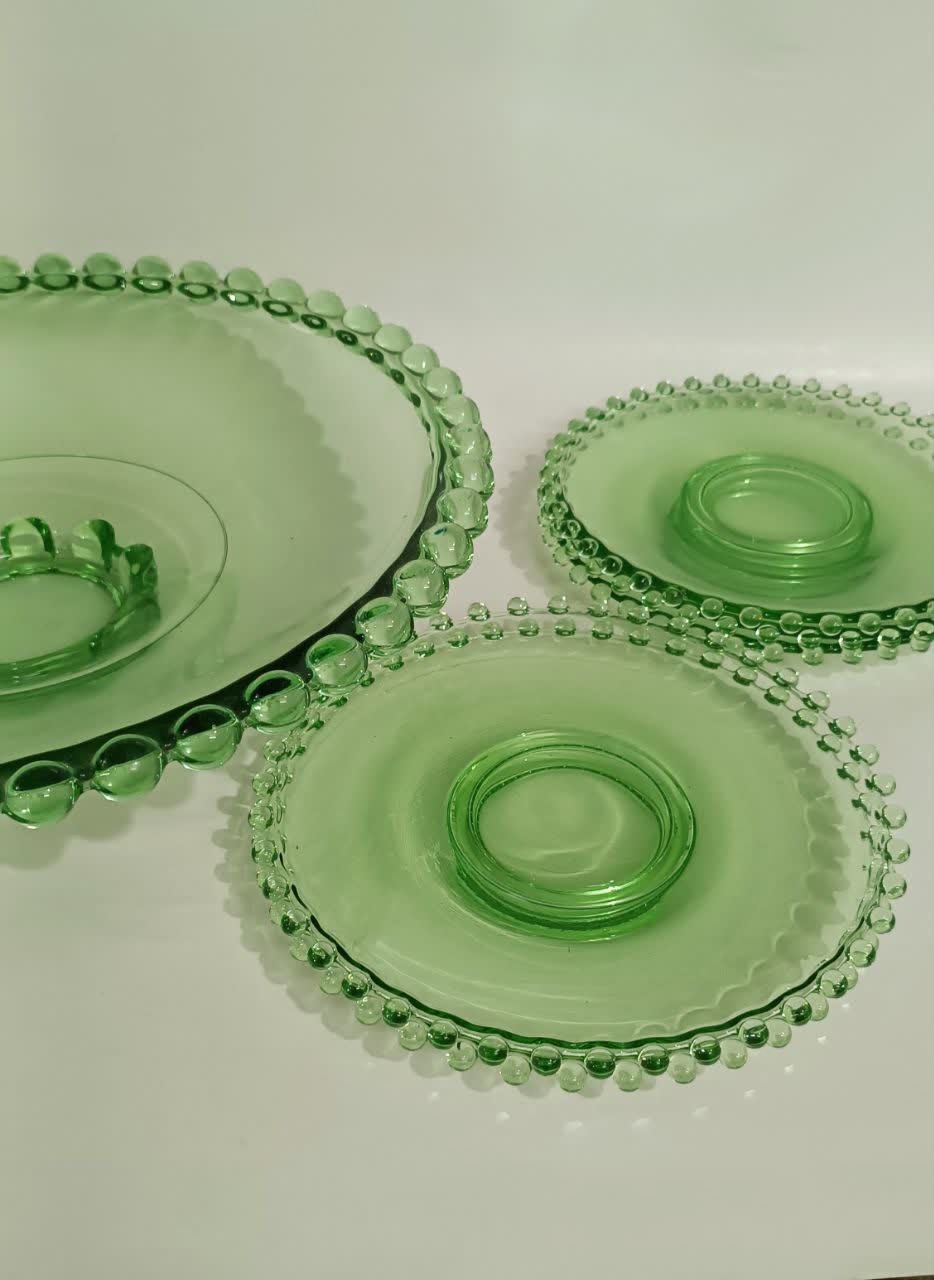 چک تیله ای سبز میوه خوری بزرگ