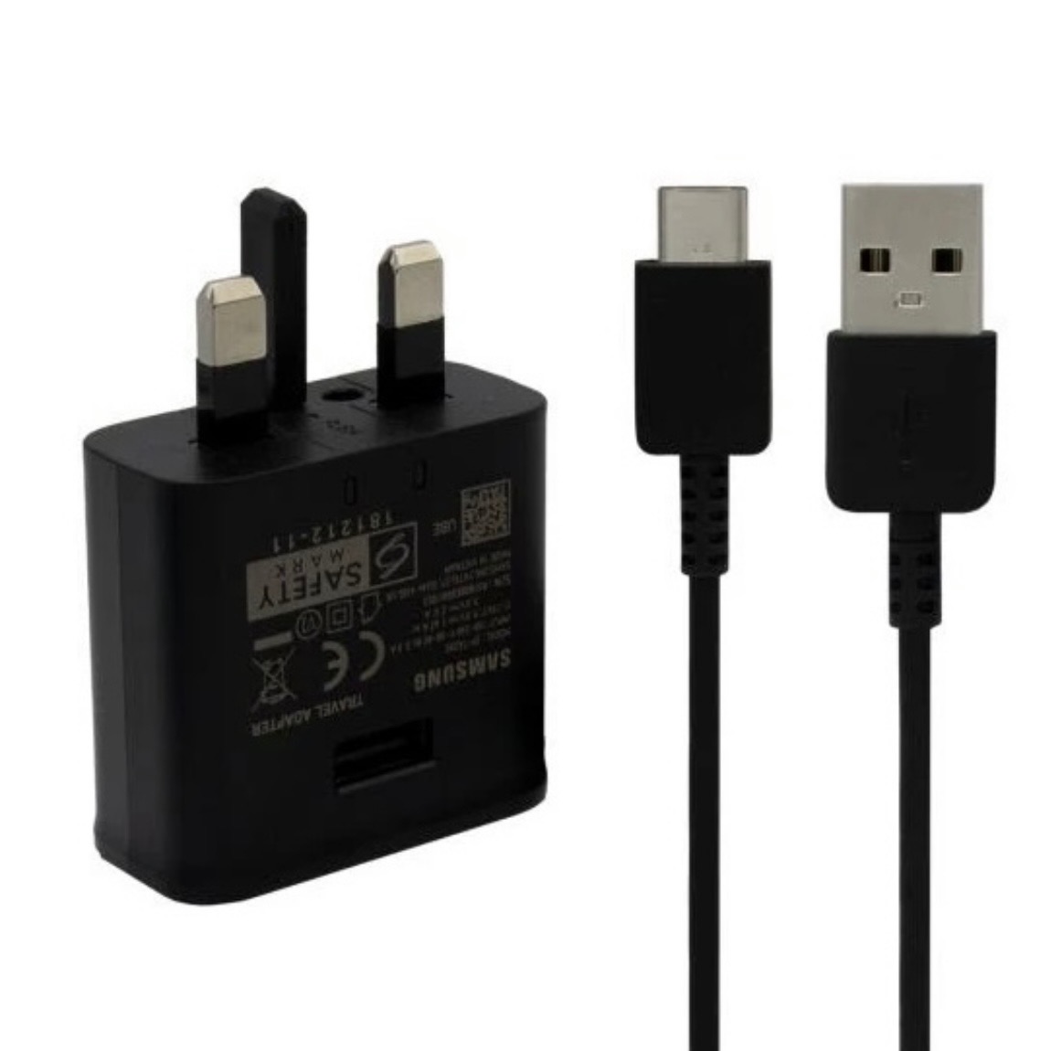 شارژر مسافرتی سامسونگ S6 2in1 با کابل تایپc