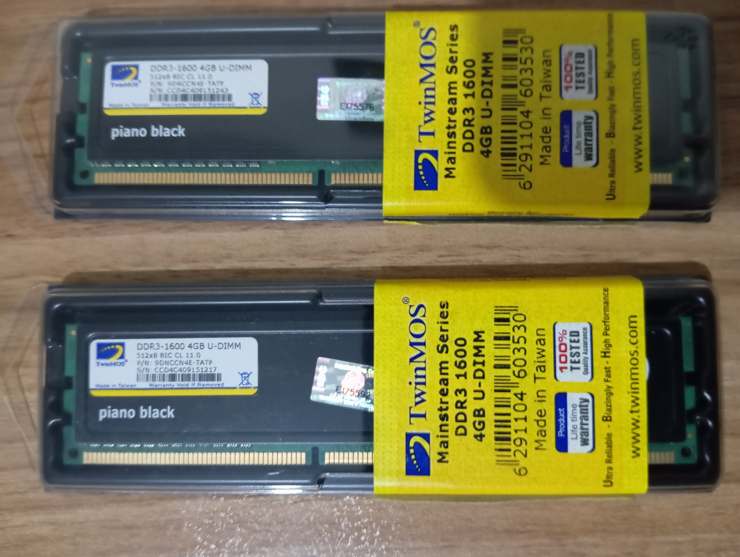 8 گیگ رم twinmos