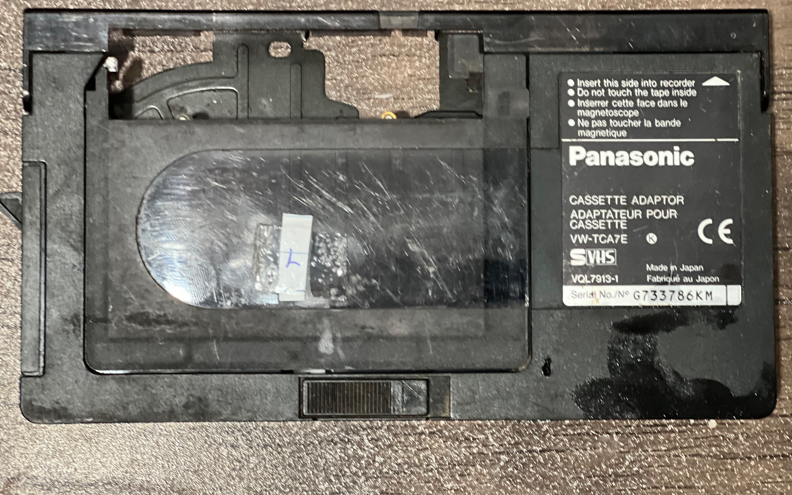 کاست آداپتور VHS-C پاناسونیک ژاپن