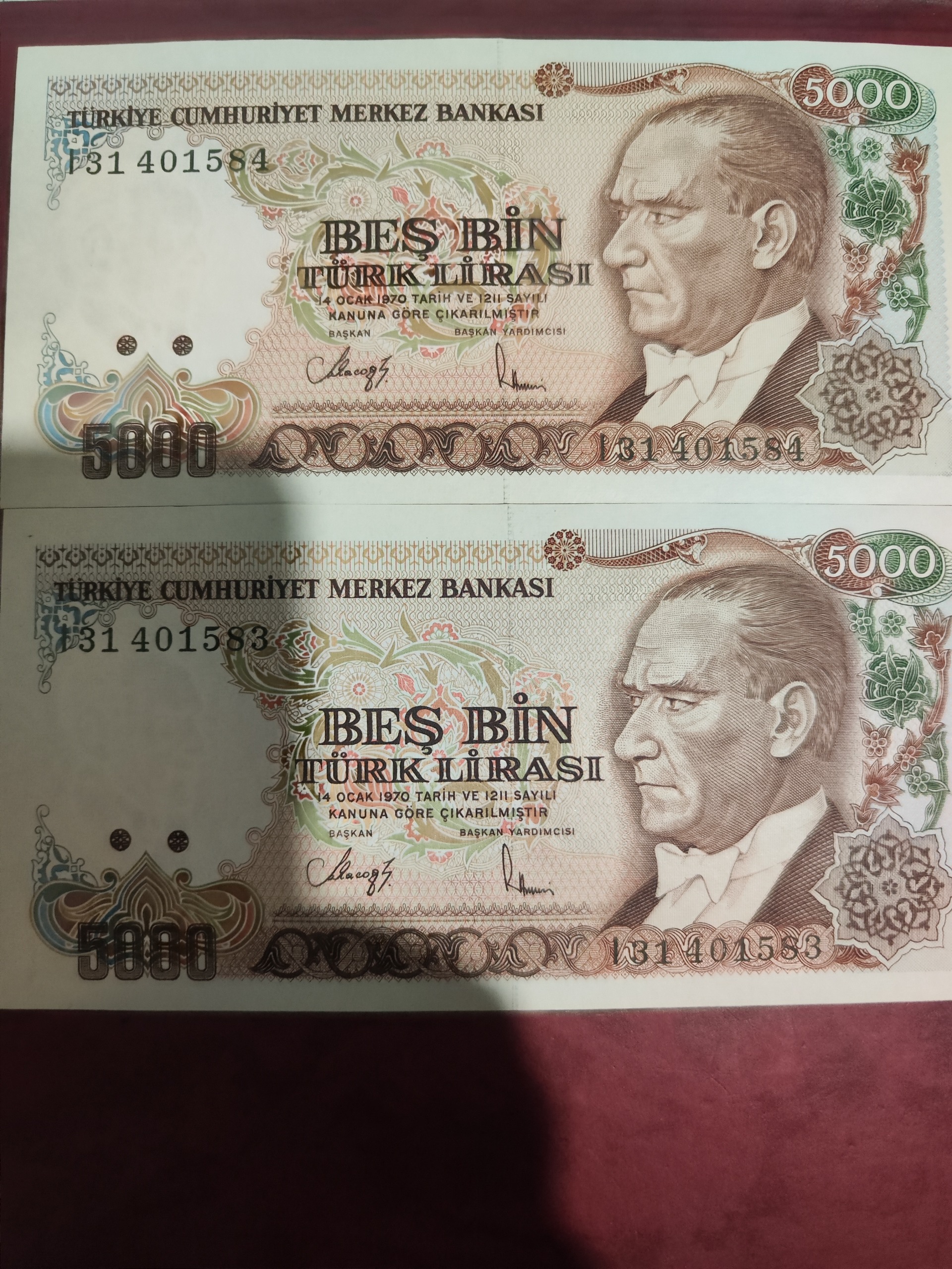 5000 ترکیه قدیم