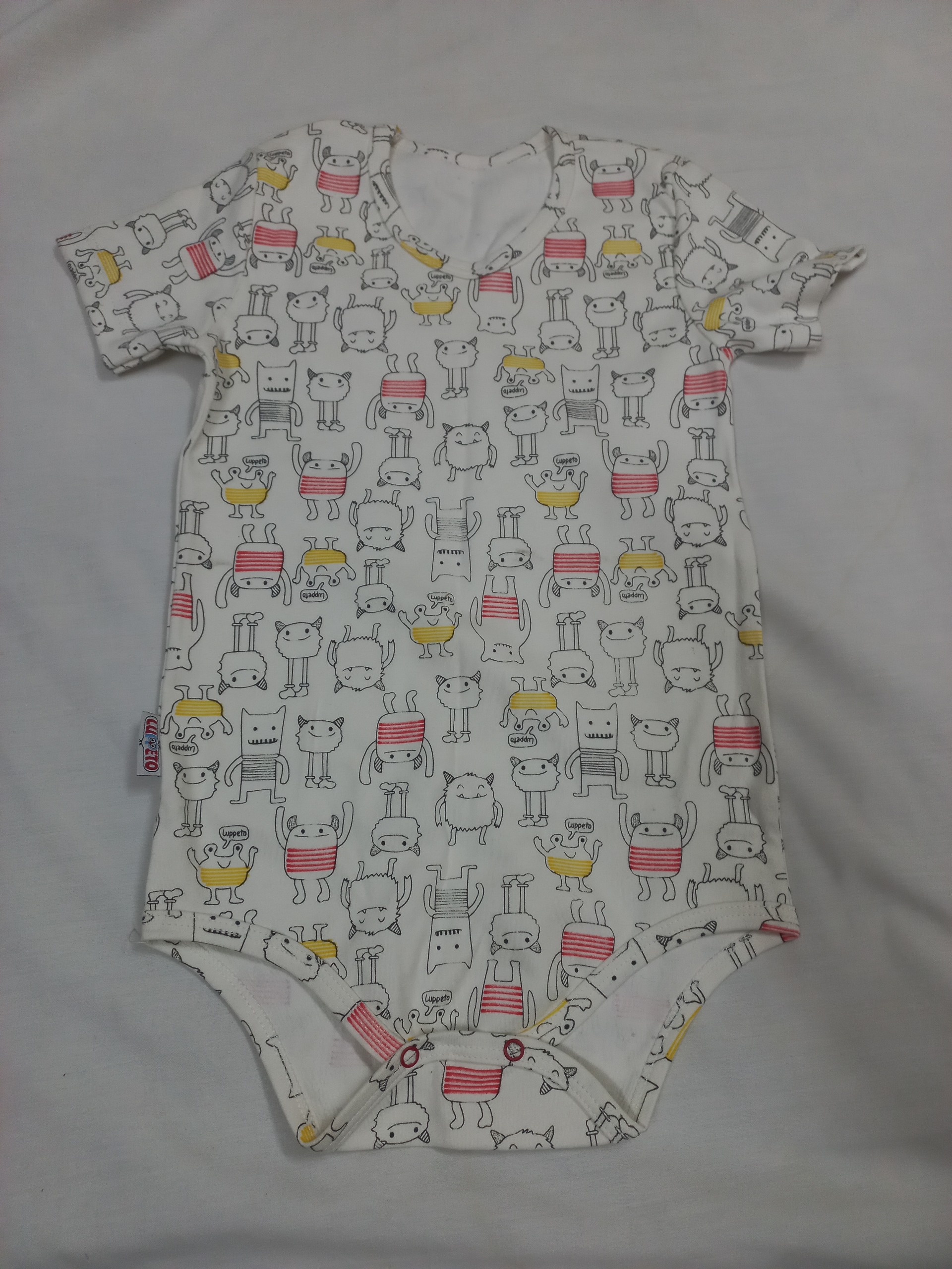 لباس بچه گانه 2 دکمه سایز بزرگ