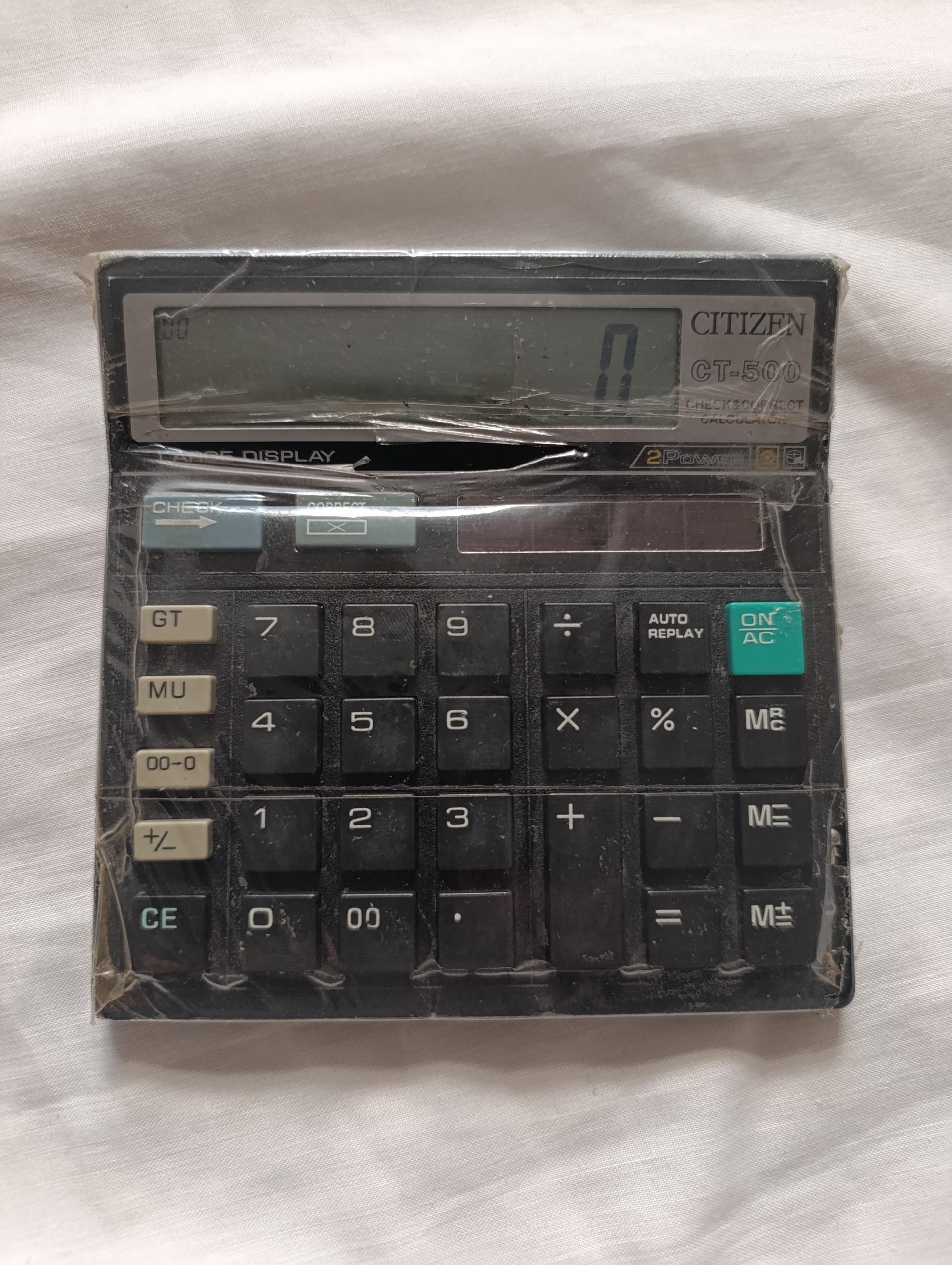 ماشین حساب citizen قدیمی مدل ct500