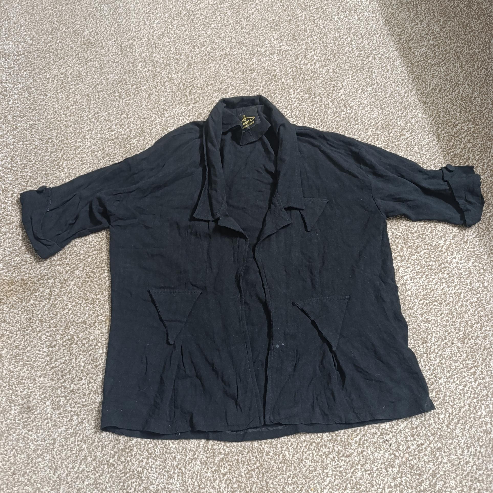 مانتو کوتاه جلو باز سایز 60 قد 72