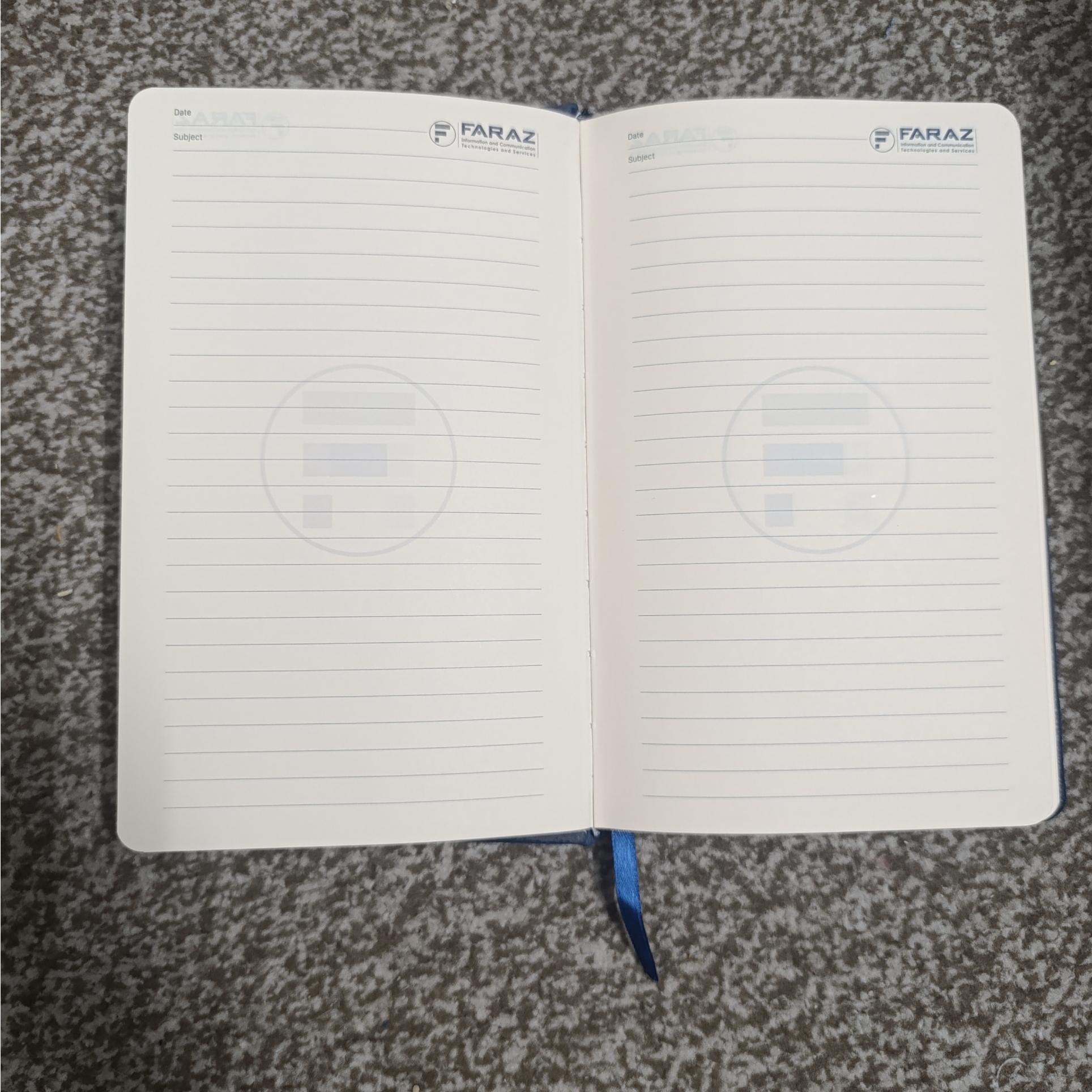 دفتر یادداشت ابعاد 22در 13