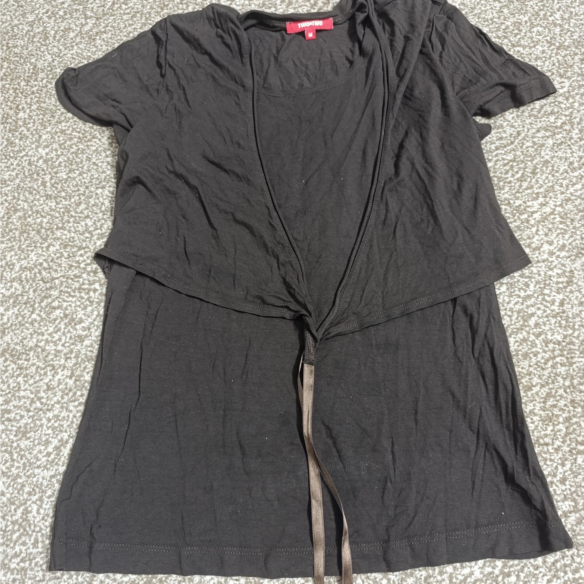 شومیز زنانه قهوه ای کت متصل به لباس