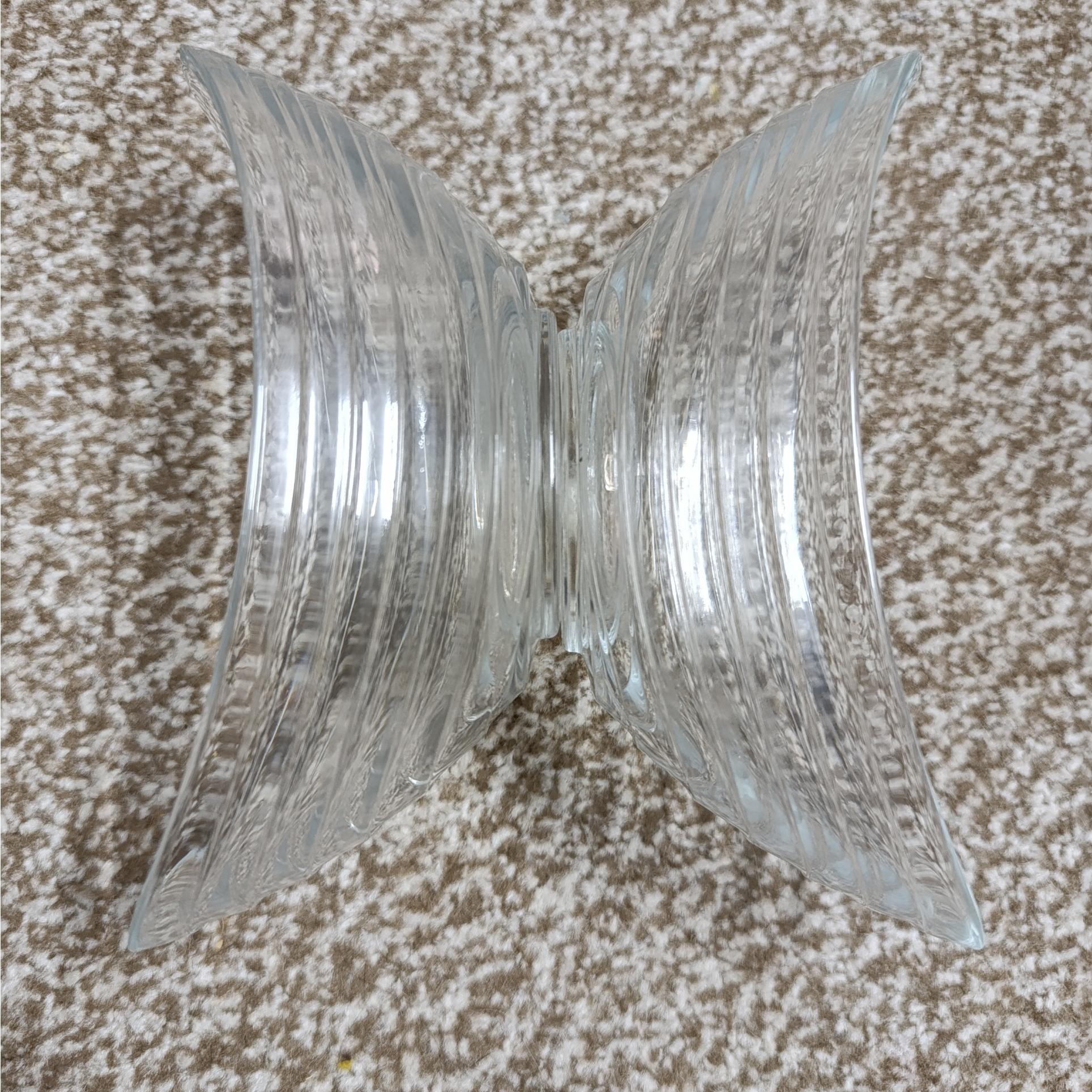 کشکول لیزا 2 عددی بلور کاوه طول 17 cm