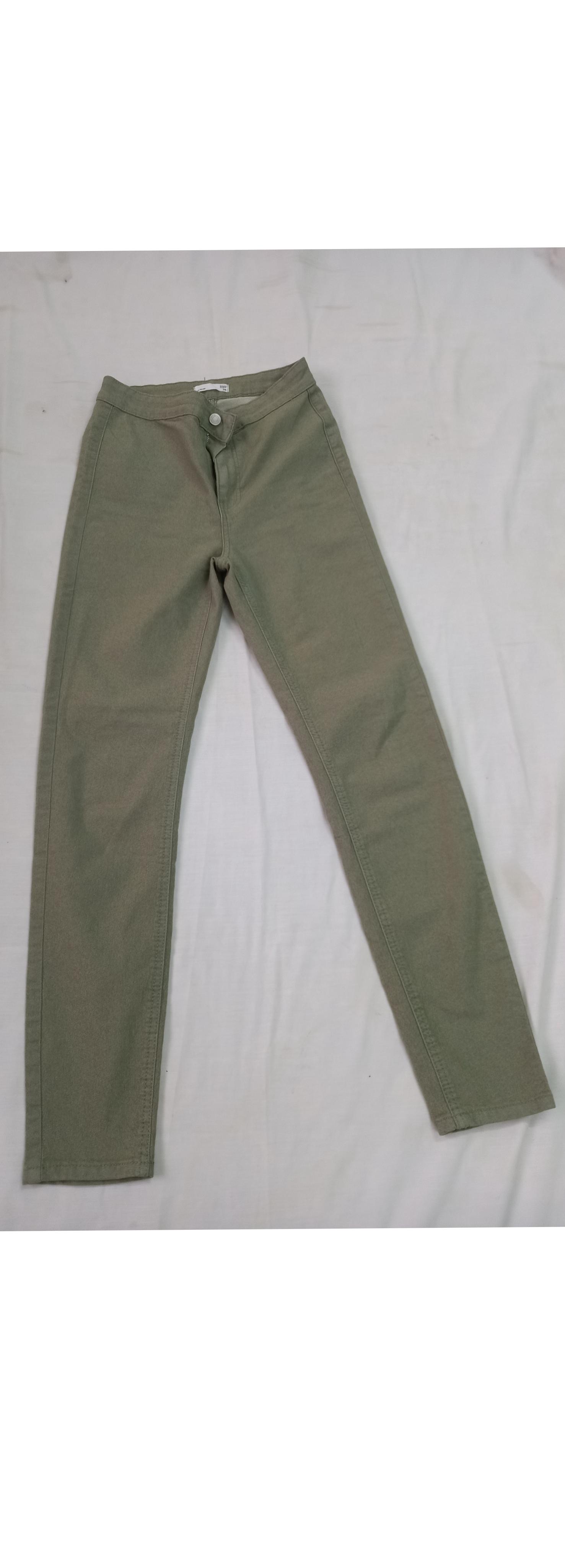 شلوار جین Denim سایز 38 سبز روشن
