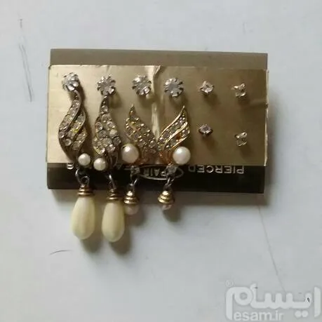گوشواره 6 عدد بلند و کوتاه قیمت هرجفت 5