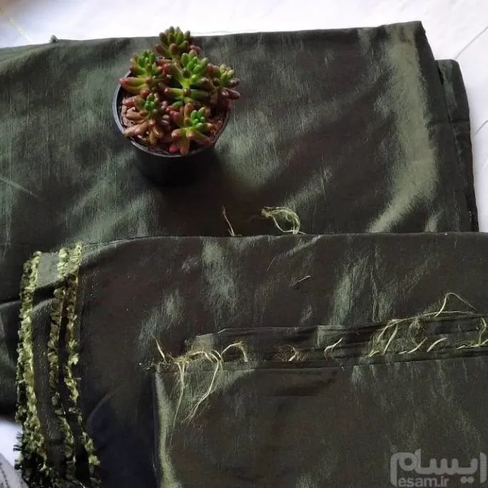 پارچه آستری سبز تیره