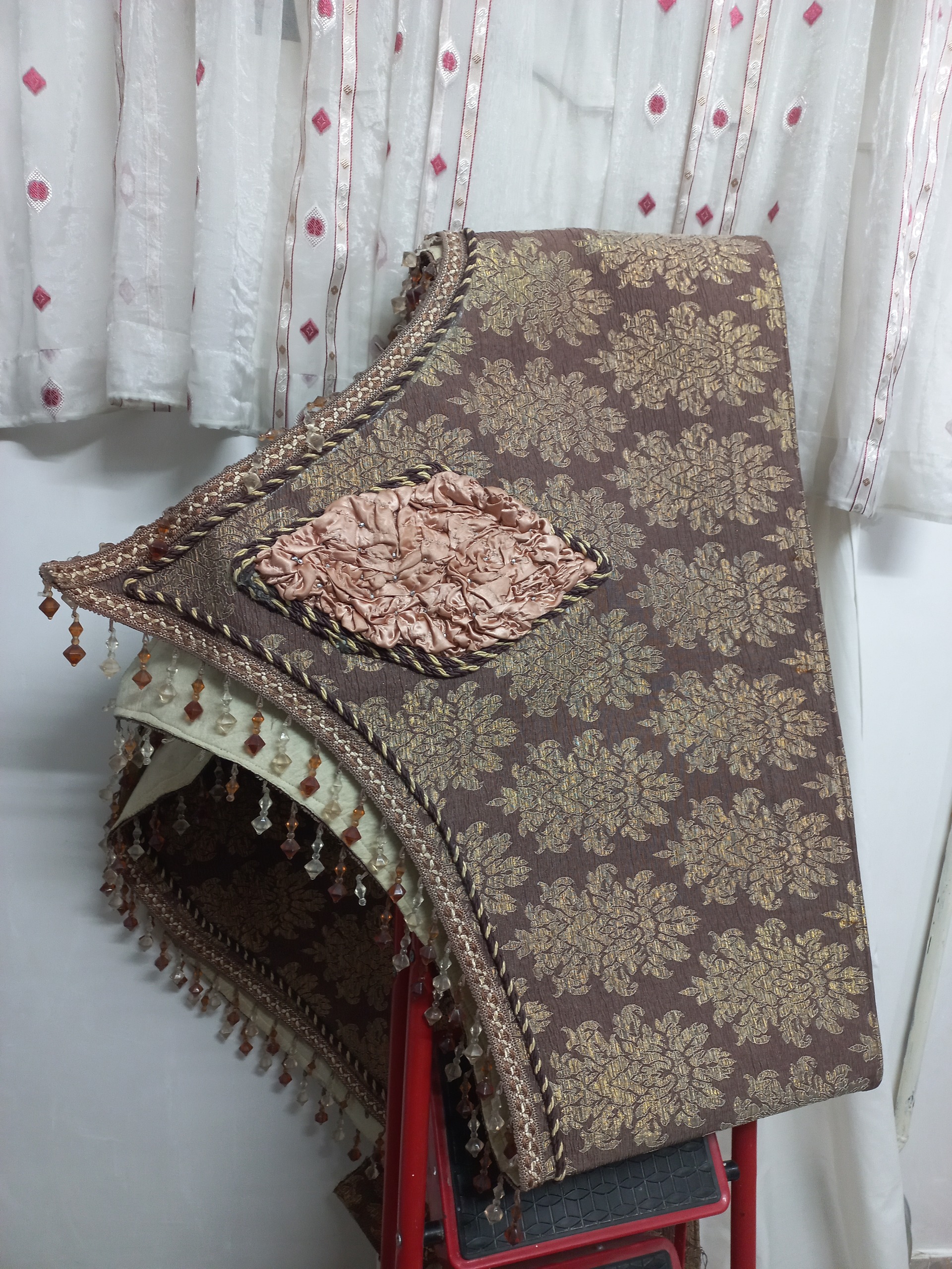 یالان پرده طول 452 cm ارتفاع 76 و کوتاه 36cm