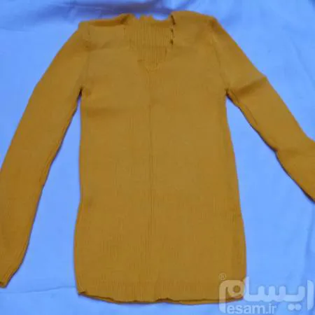 بلوز بافت آستین بلند