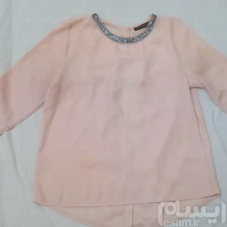 شومیز دخترانه دکمه ازپشت