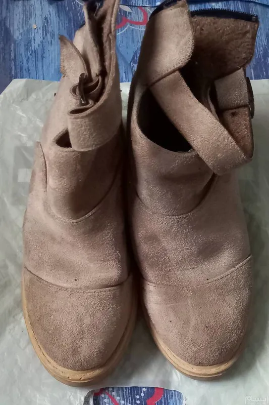 نیم بوت زنانه و دخترانه سایز 38 کوچک پا